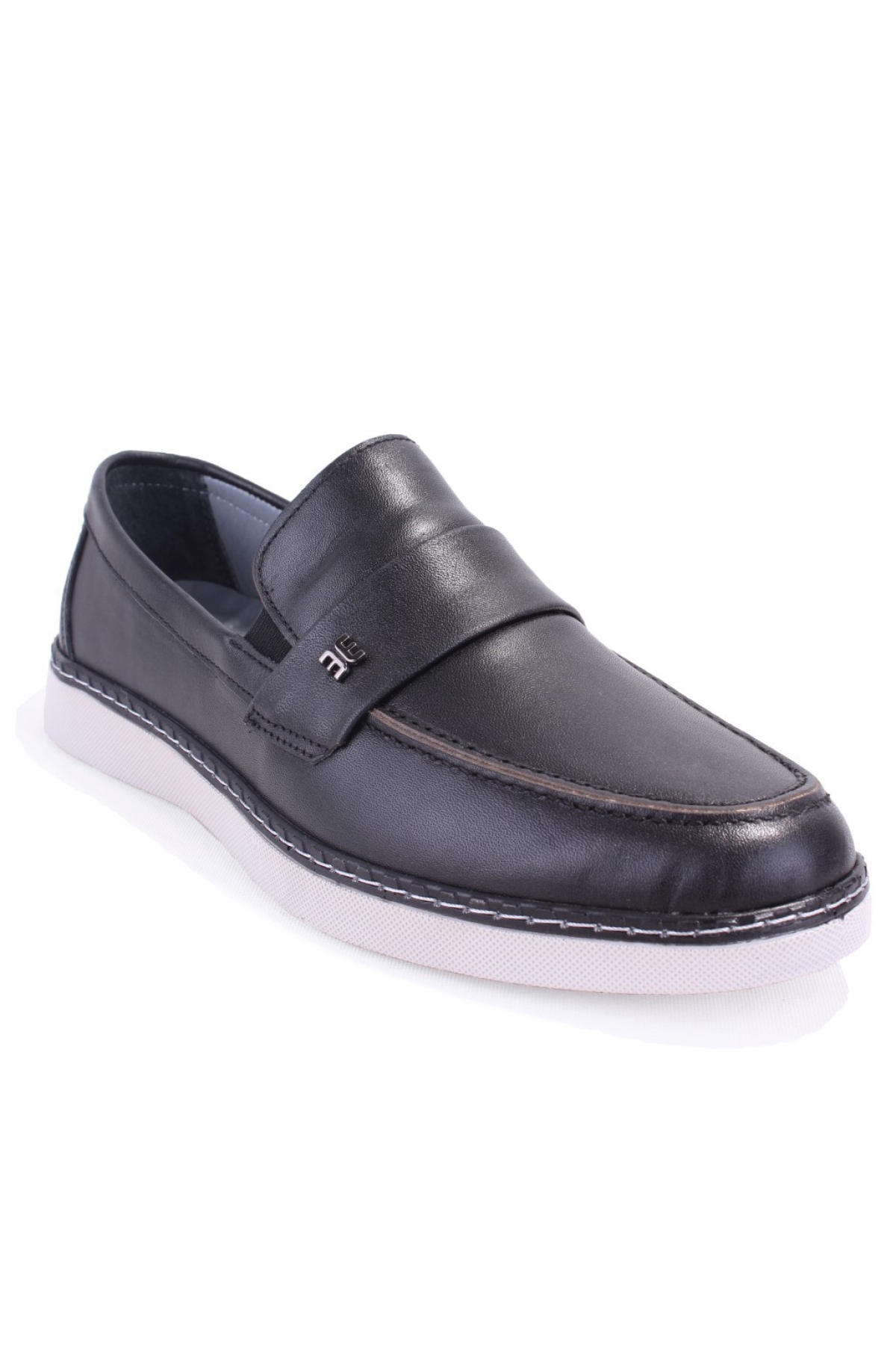 DMA08-3305 Siyah Ortopedik Günlük Erkek Deri Ayakkabı - Görsel 2