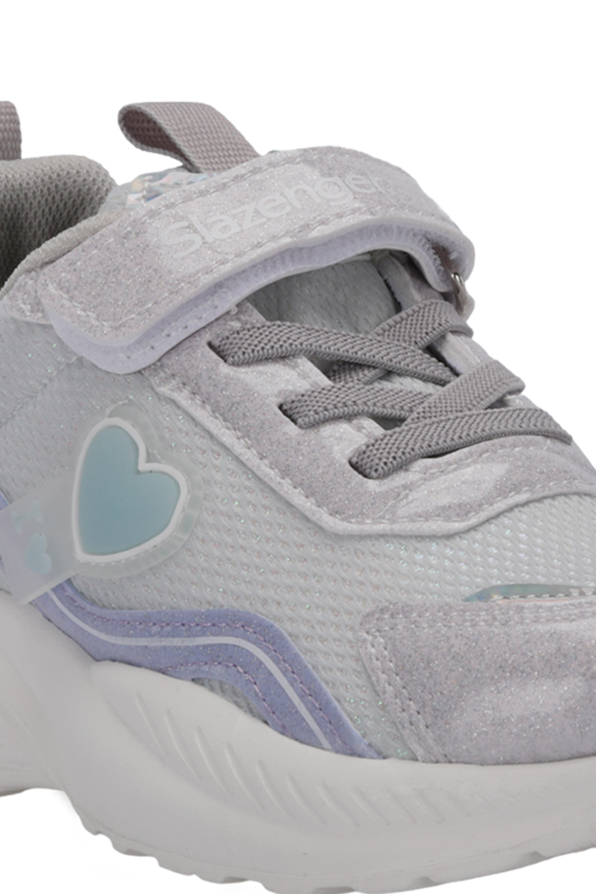 KLARION Kız Çocuk Sneaker Ayakkabı Gri / Mor - Görsel 5