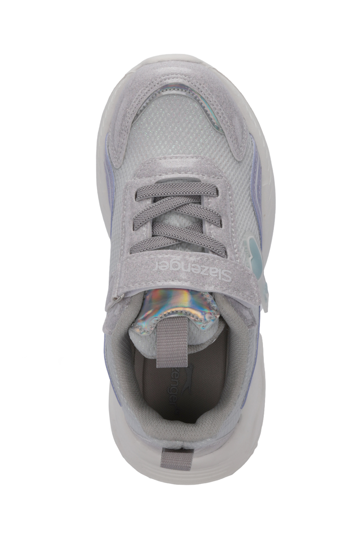 KLARION Kız Çocuk Sneaker Ayakkabı Gri / Mor - Görsel 6