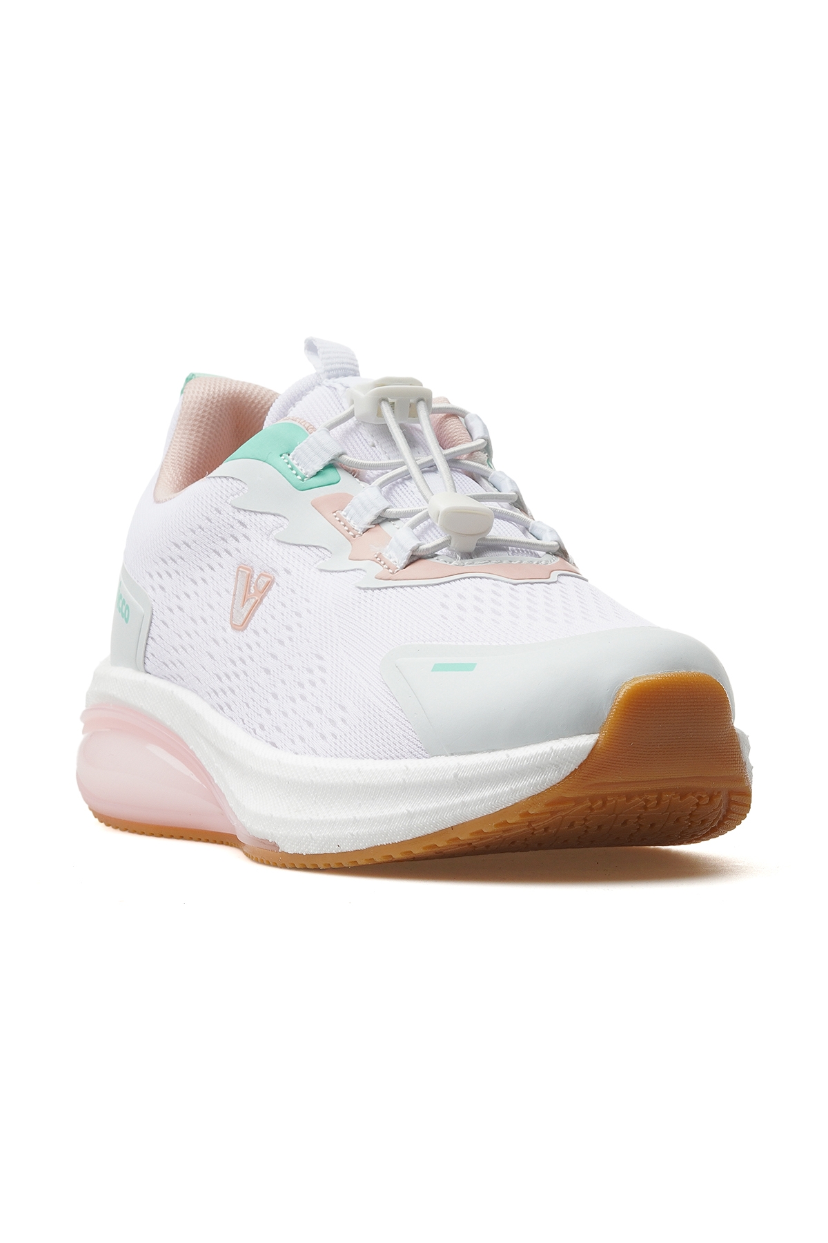 Knit Kız Çocuk Hafif Sneaker Spor Ayakkabı 25y 346.153 Pk Beyaz - Görsel 5