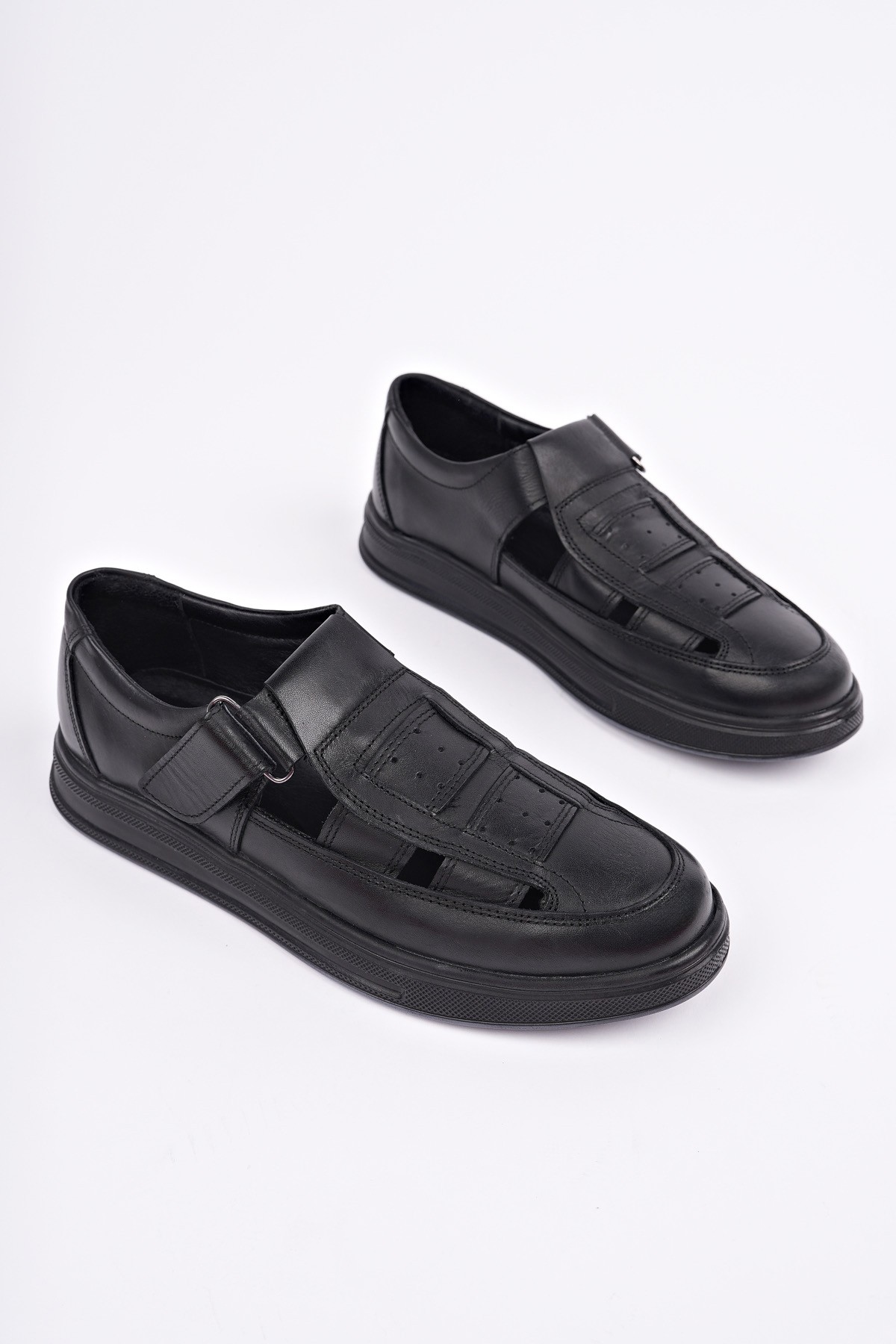 Oliver Garantili Erkek Günlük Klasik Hakiki Deri Rahat Ortopedik Sandalet - Görsel 2