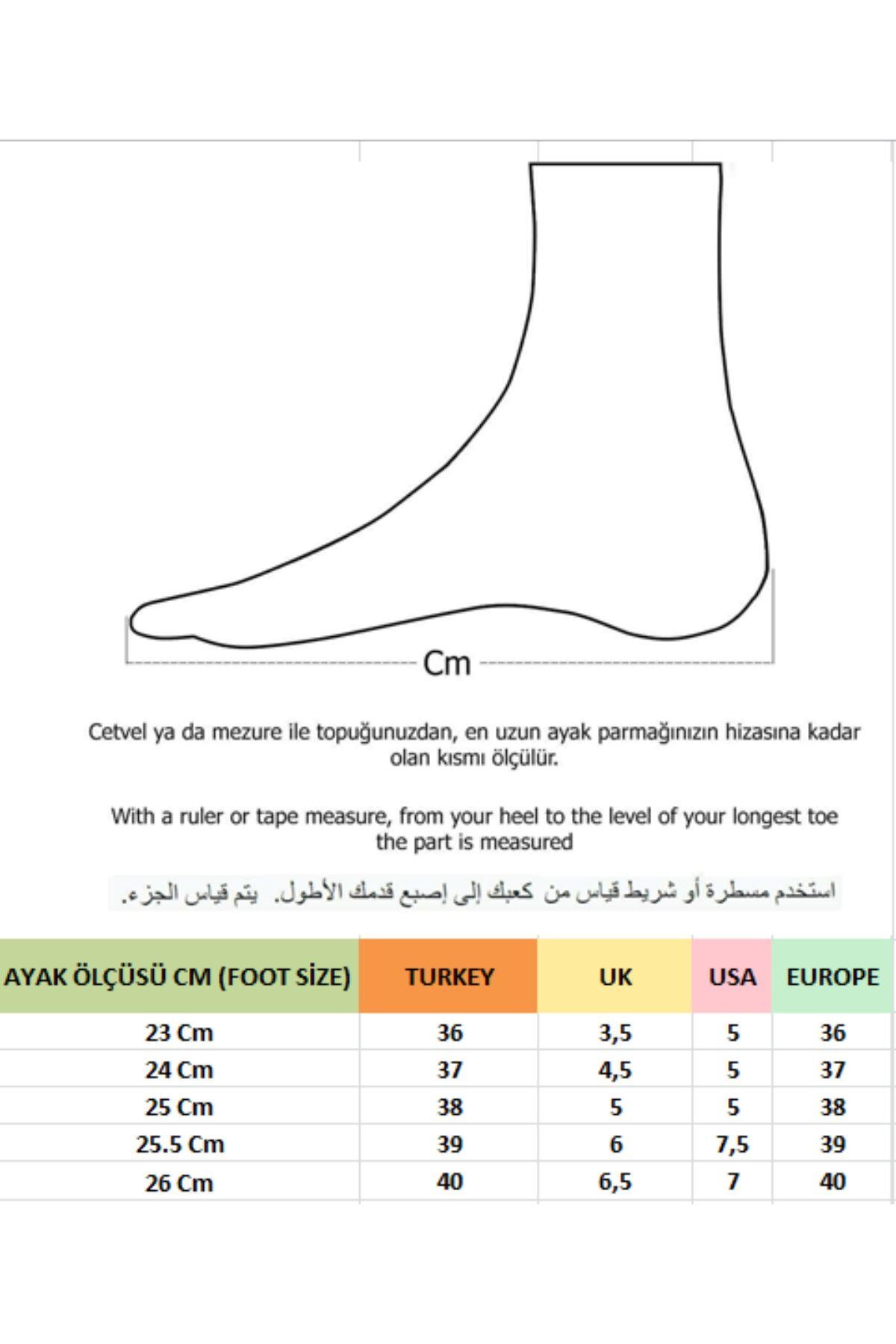 SHARON Garantili Kadın Günlük Topuklu Ayakkabı - Görsel 4