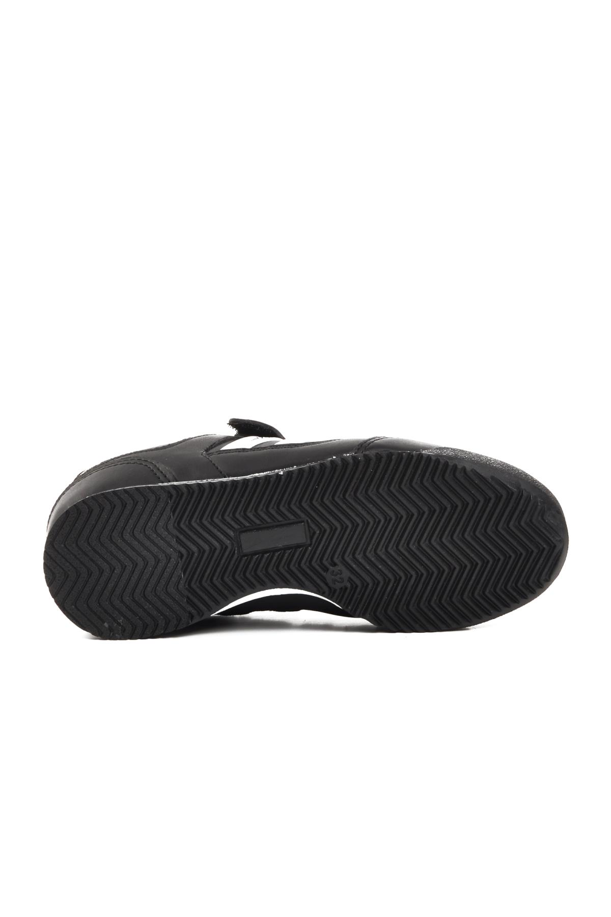 Effective PU-P Siyah-Beyaz Çocuk Spor Ayakkabı - Görsel 6