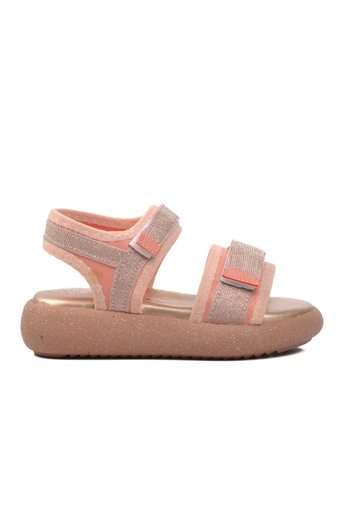 24-402-P Pudra Ortopedik Çocuk Sandalet - Görsel 3