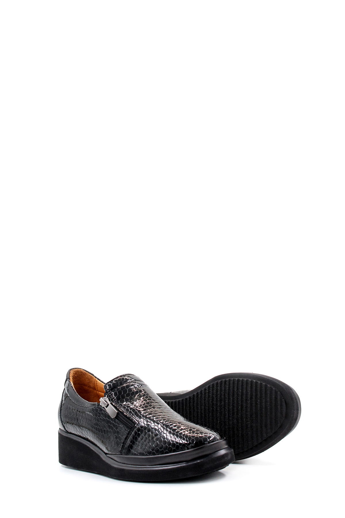 Hakiki Deri Kadın Casual Ayakkabı 411ZA717 - Görsel 5