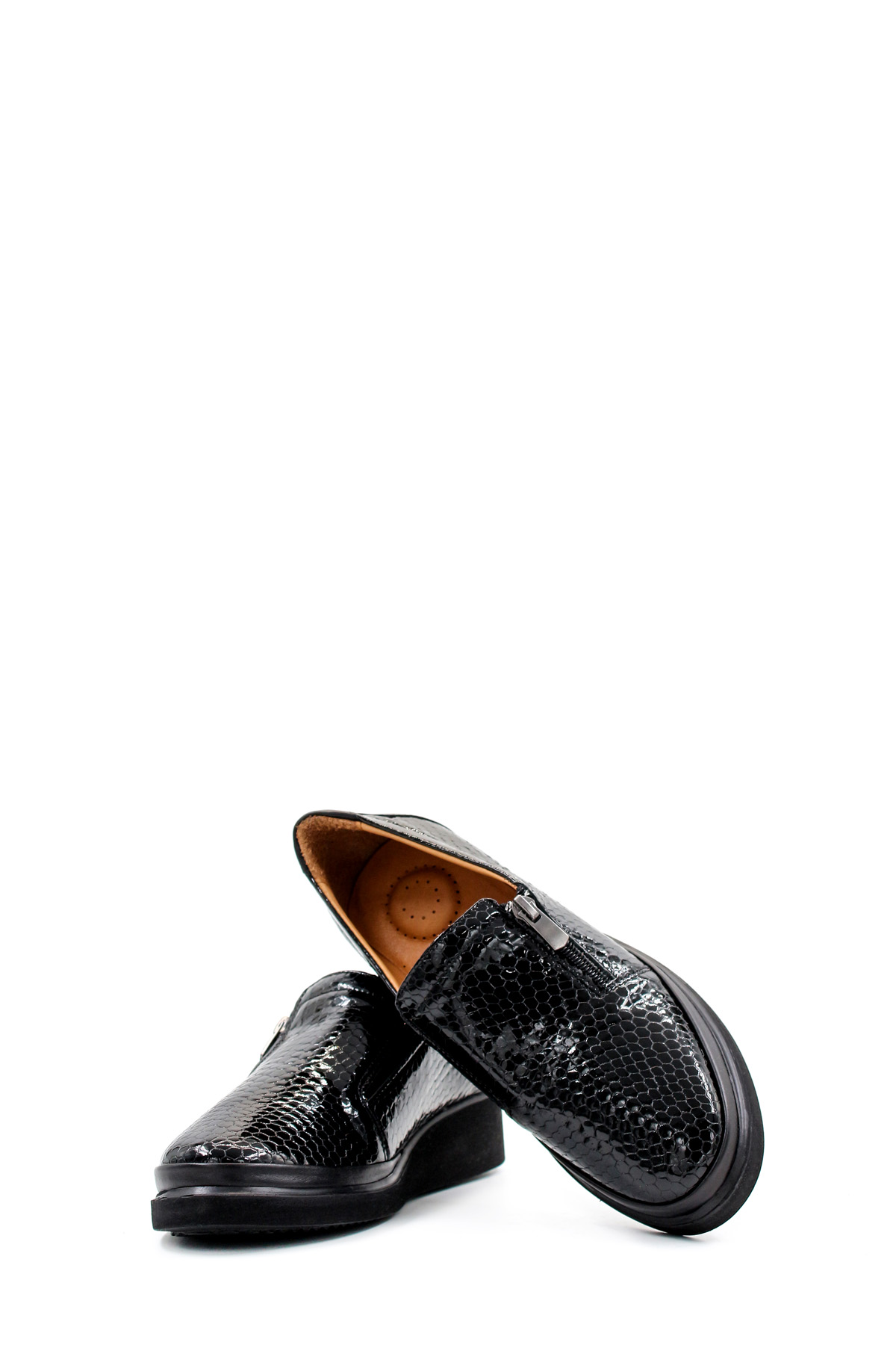 Hakiki Deri Kadın Casual Ayakkabı 411ZA717 - Görsel 6