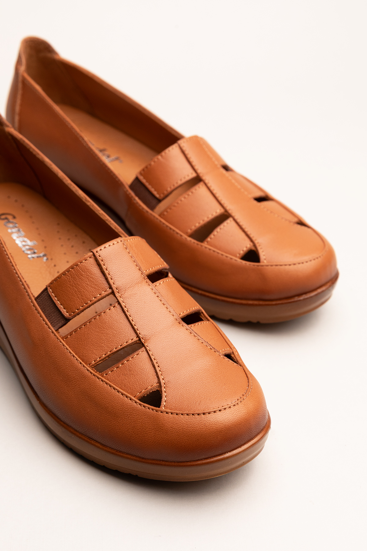 Gondol Kadın Hakiki Deri Anatomik Taban Anne Ayakkabı pyt.1207 - Görsel 4