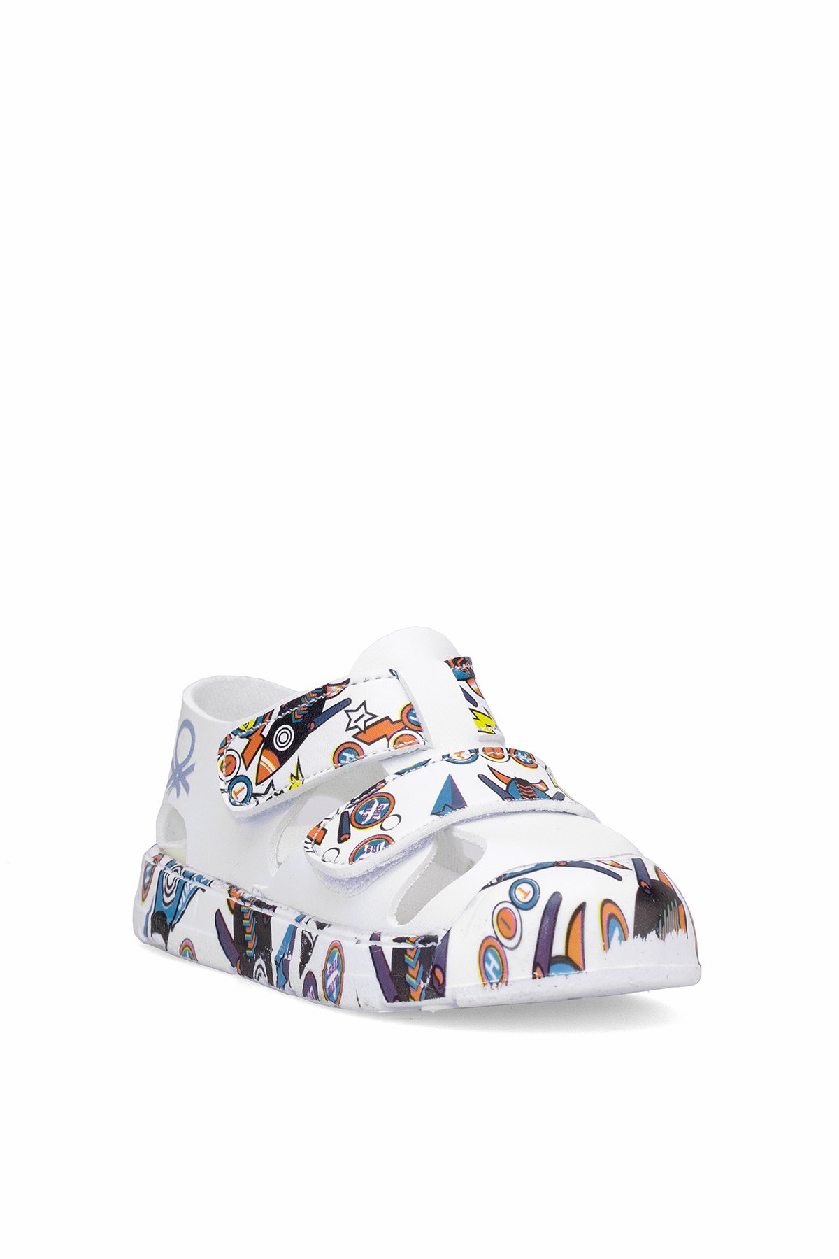 BN-1409 Bebe Erkek Çocuk Sandalet Beyaz - Görsel 3