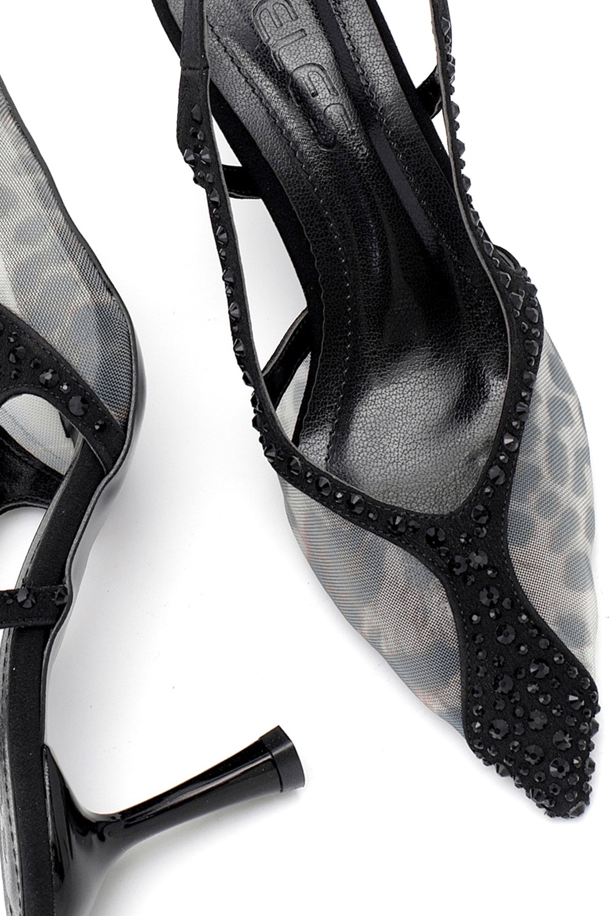 Elit FLS129-1315T Kadın Klasik Topuklu Ayakkabı Siyah - Görsel 6