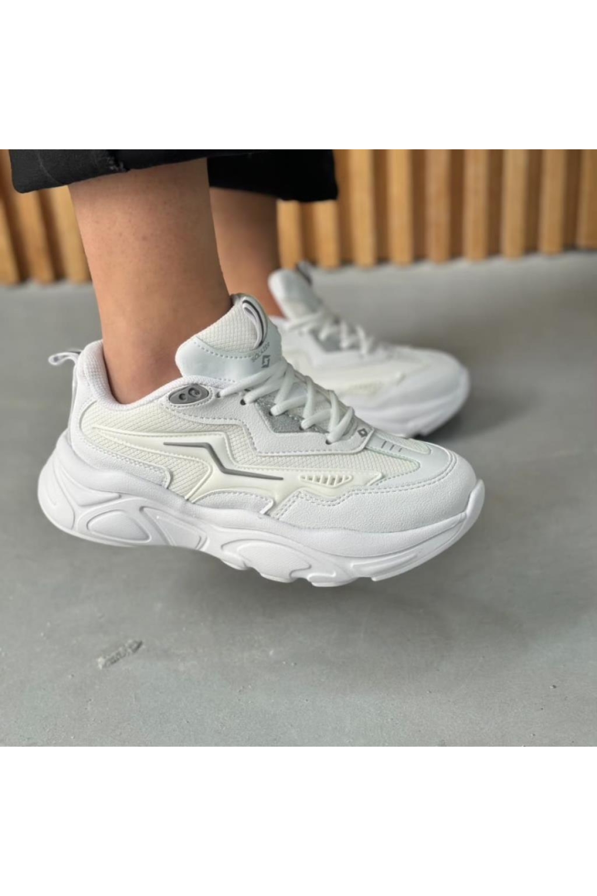 Slzr 02754 Unisex Yüksek Taban Günlük Spor Ayakkabı - Görsel 2