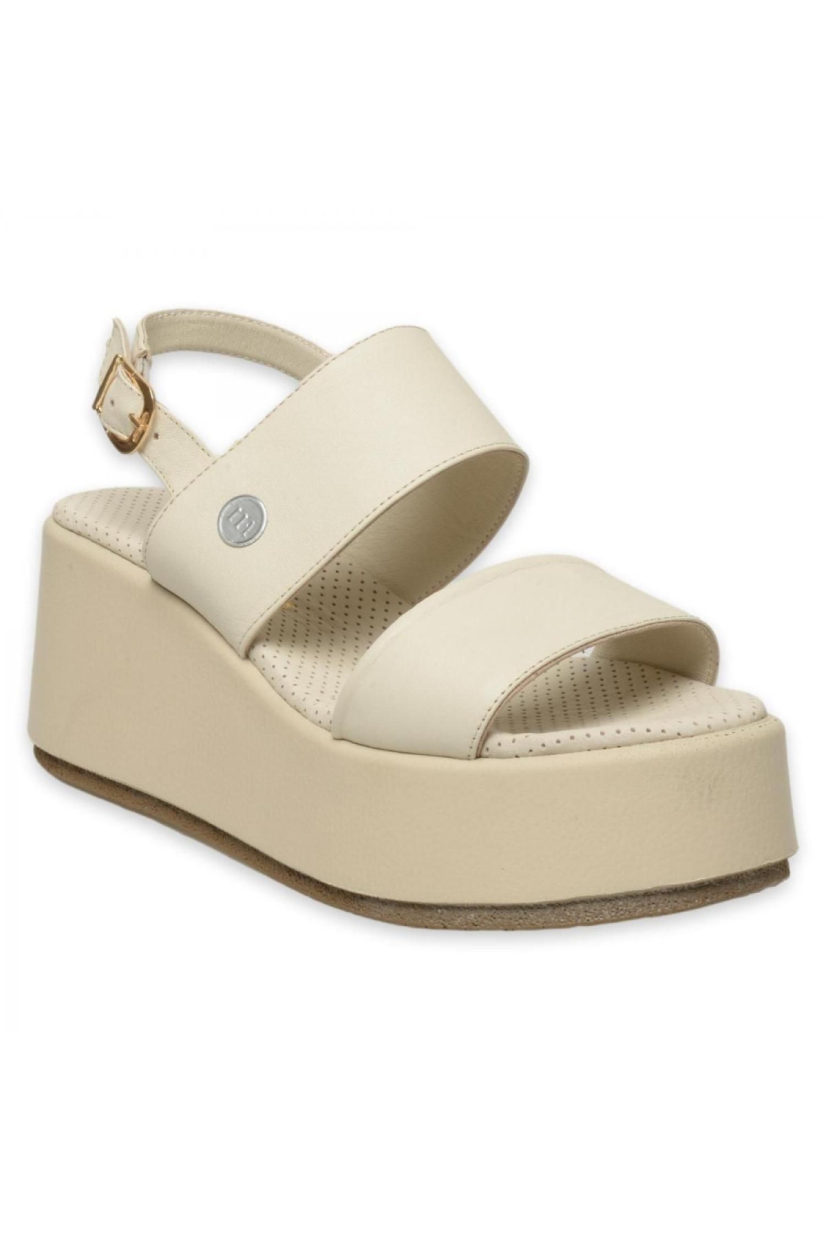 D25Ys-2945 Kadın Deri Sandalet - Görsel 2