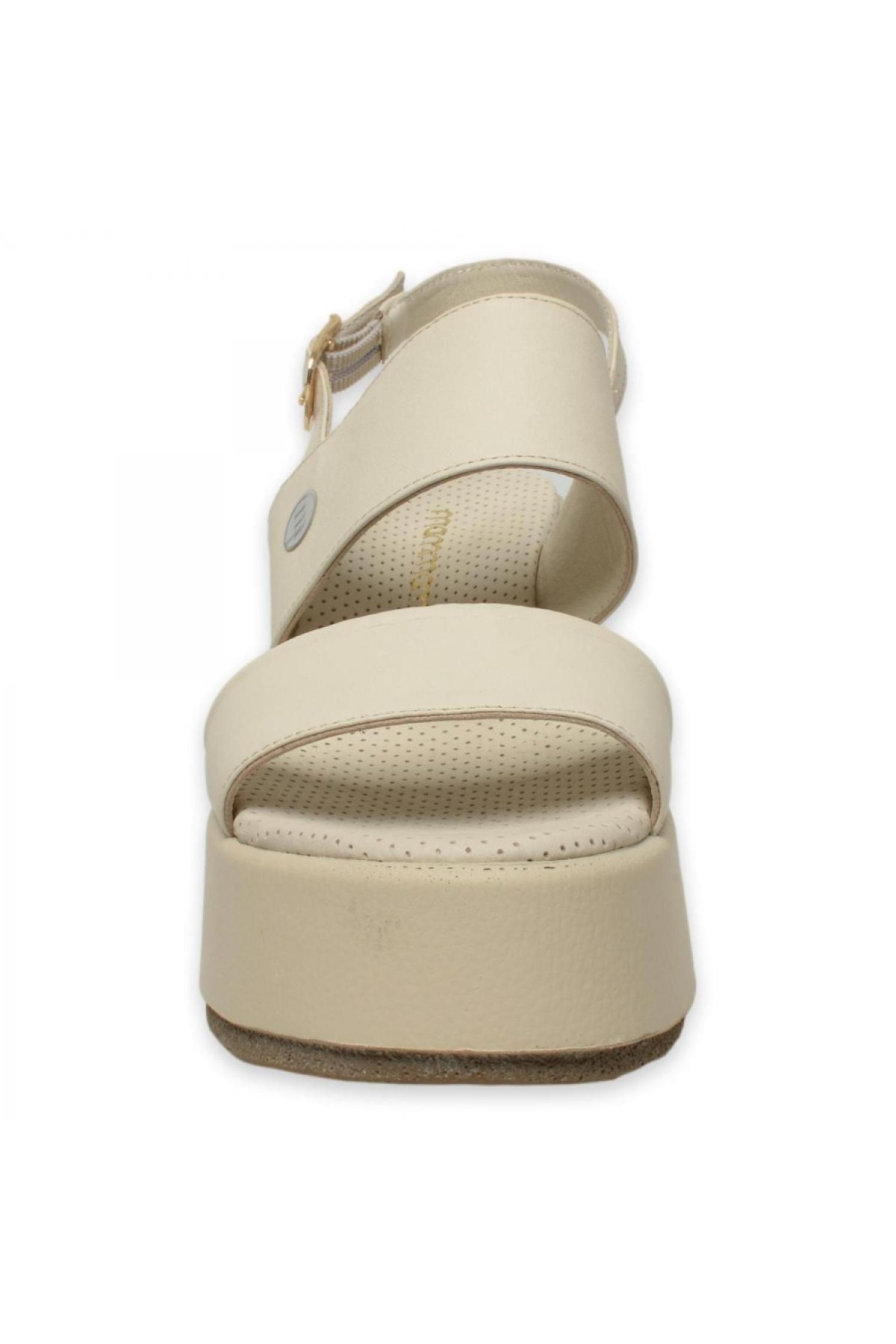 D25Ys-2945 Kadın Deri Sandalet - Görsel 4