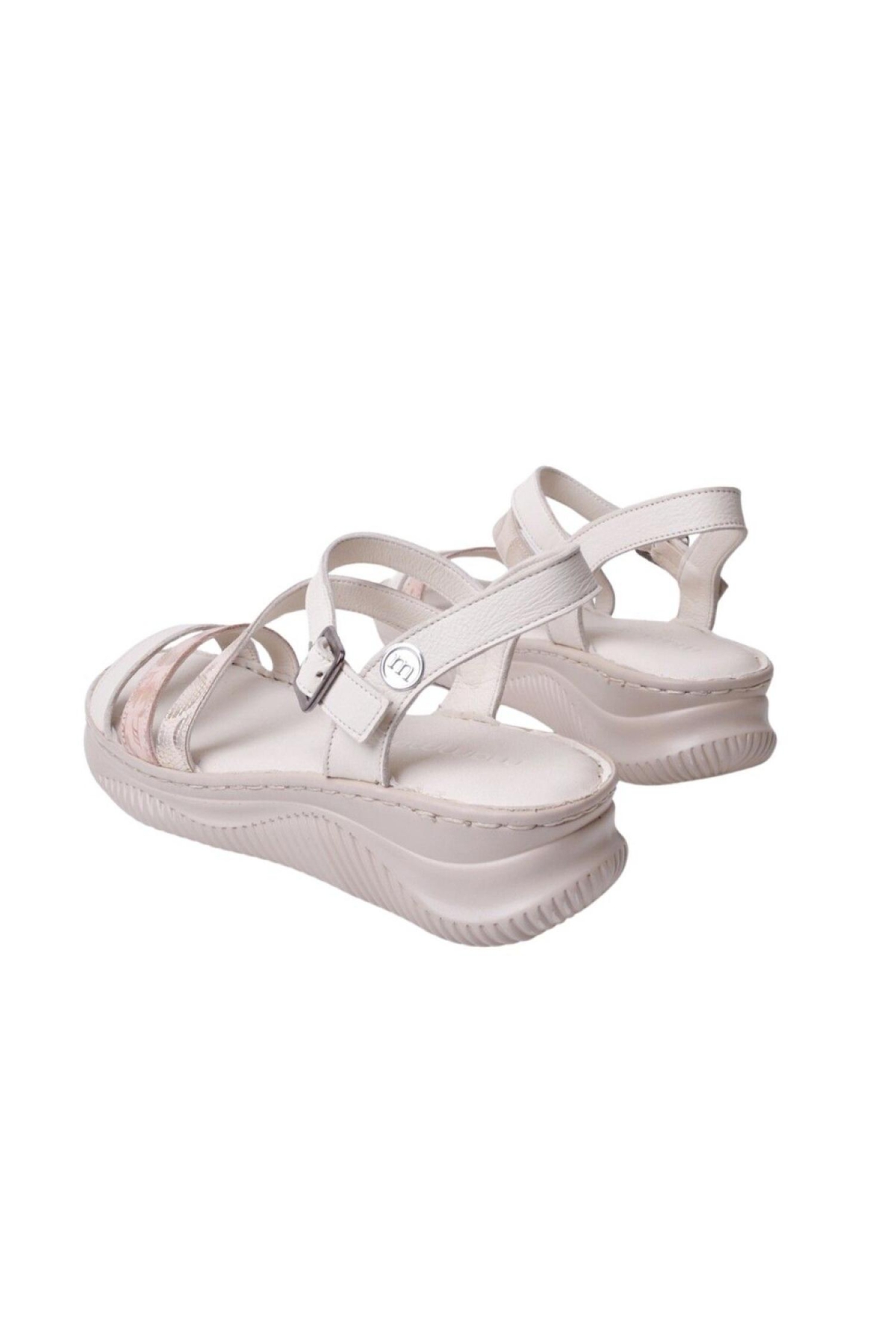 D25Ys-2365 Kadın Deri Sandalet - Görsel 5