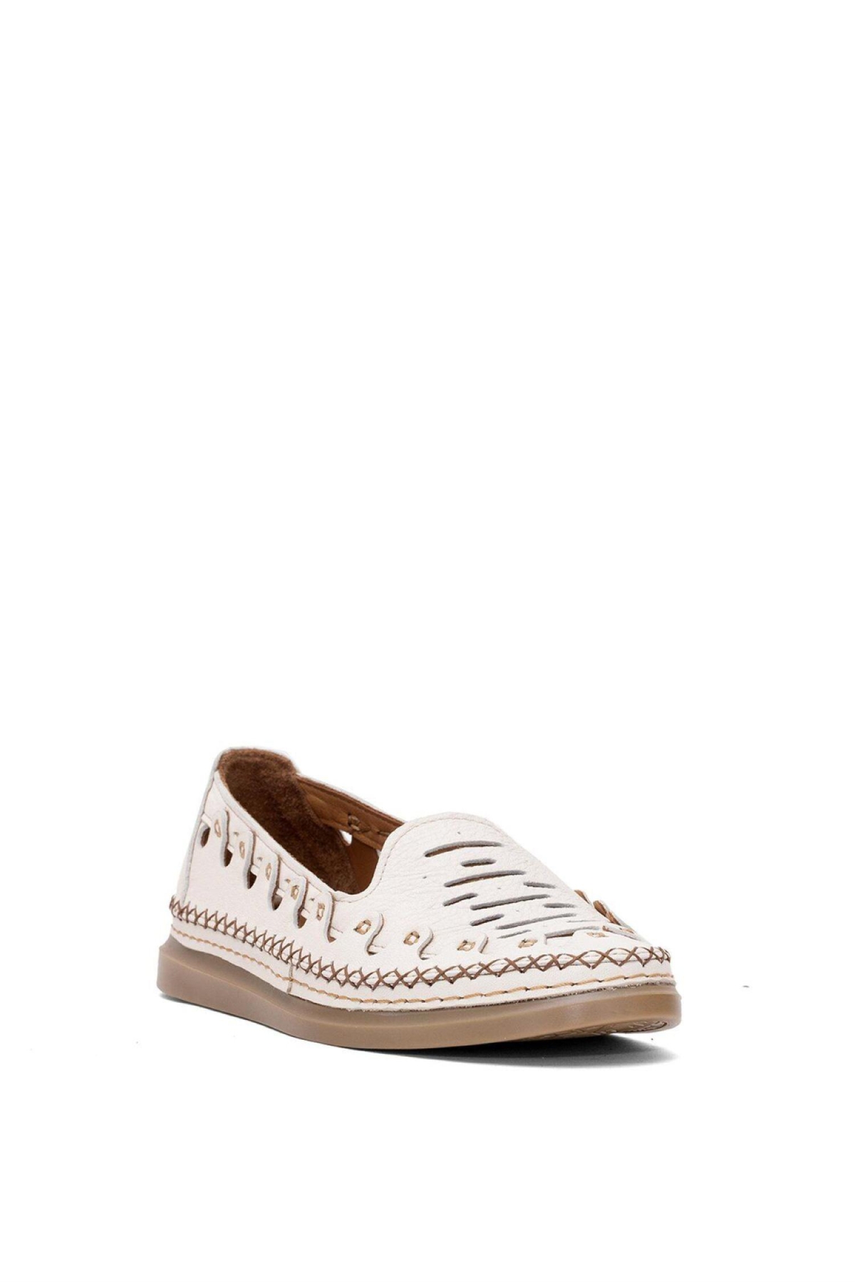 D25Ya-345 Kadın Deri Günlük Ayakkabı - Görsel 3