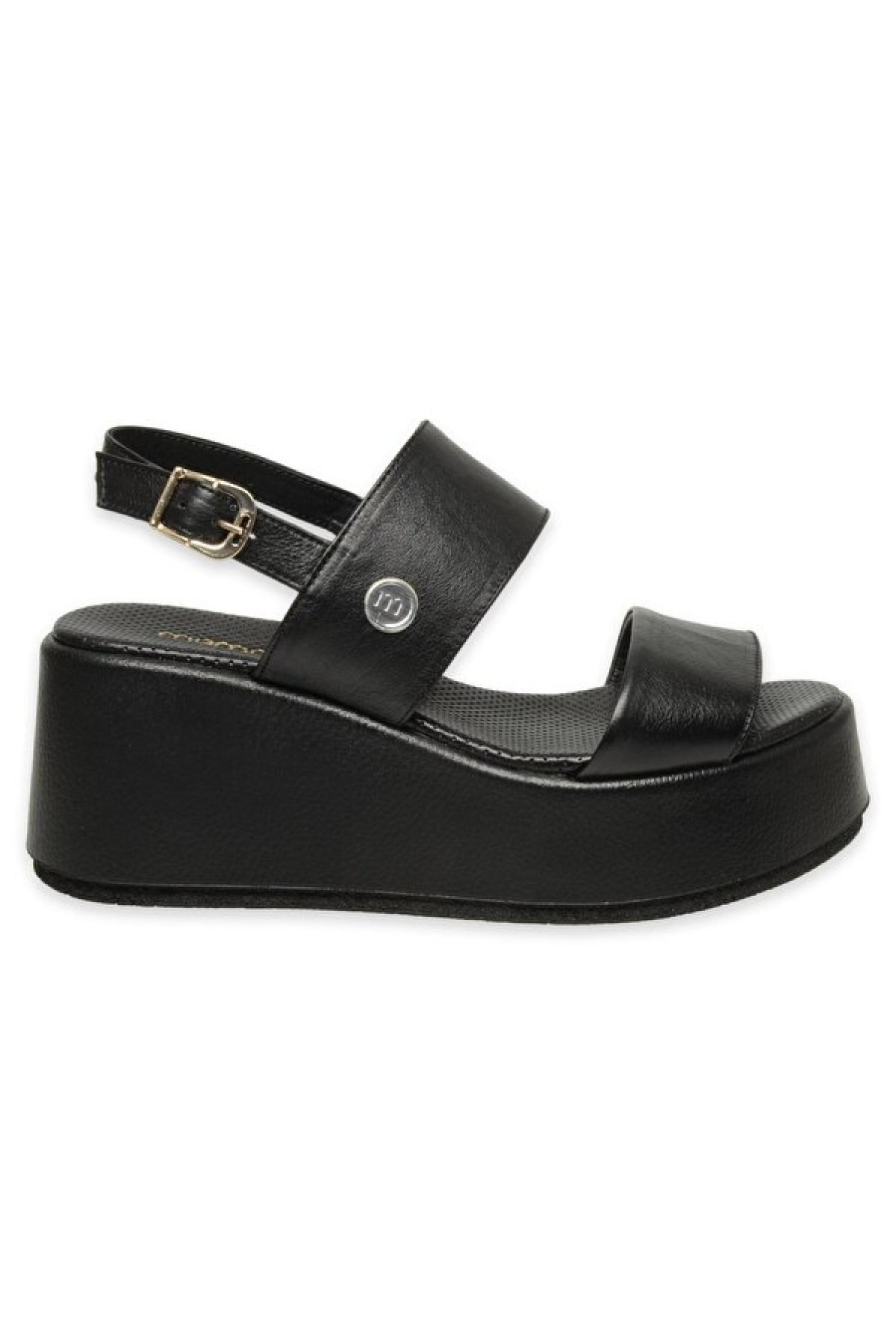 D25Ys-2945 Kadın Deri Sandalet - Görsel 2