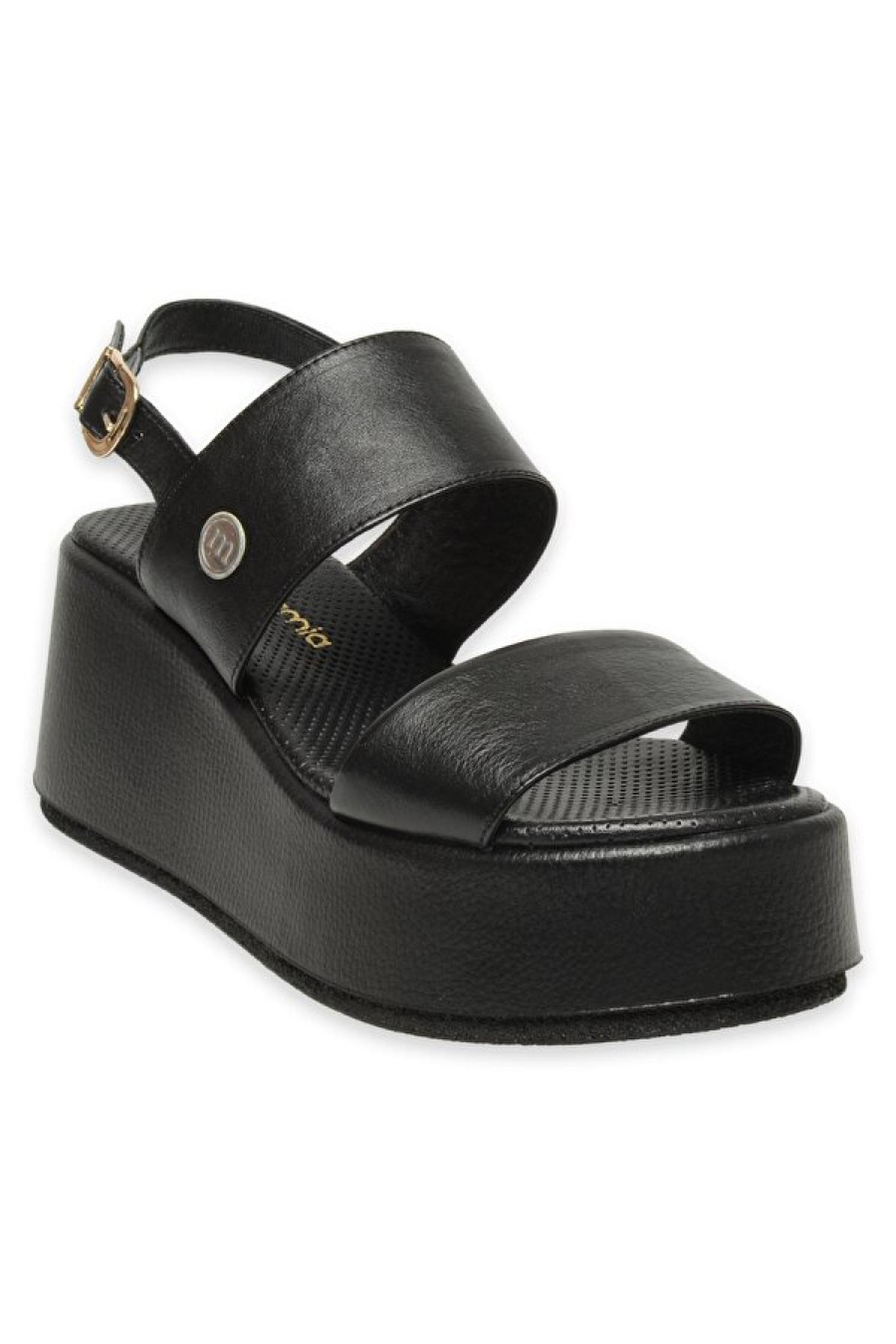 D25Ys-2945 Kadın Deri Sandalet - Görsel 3