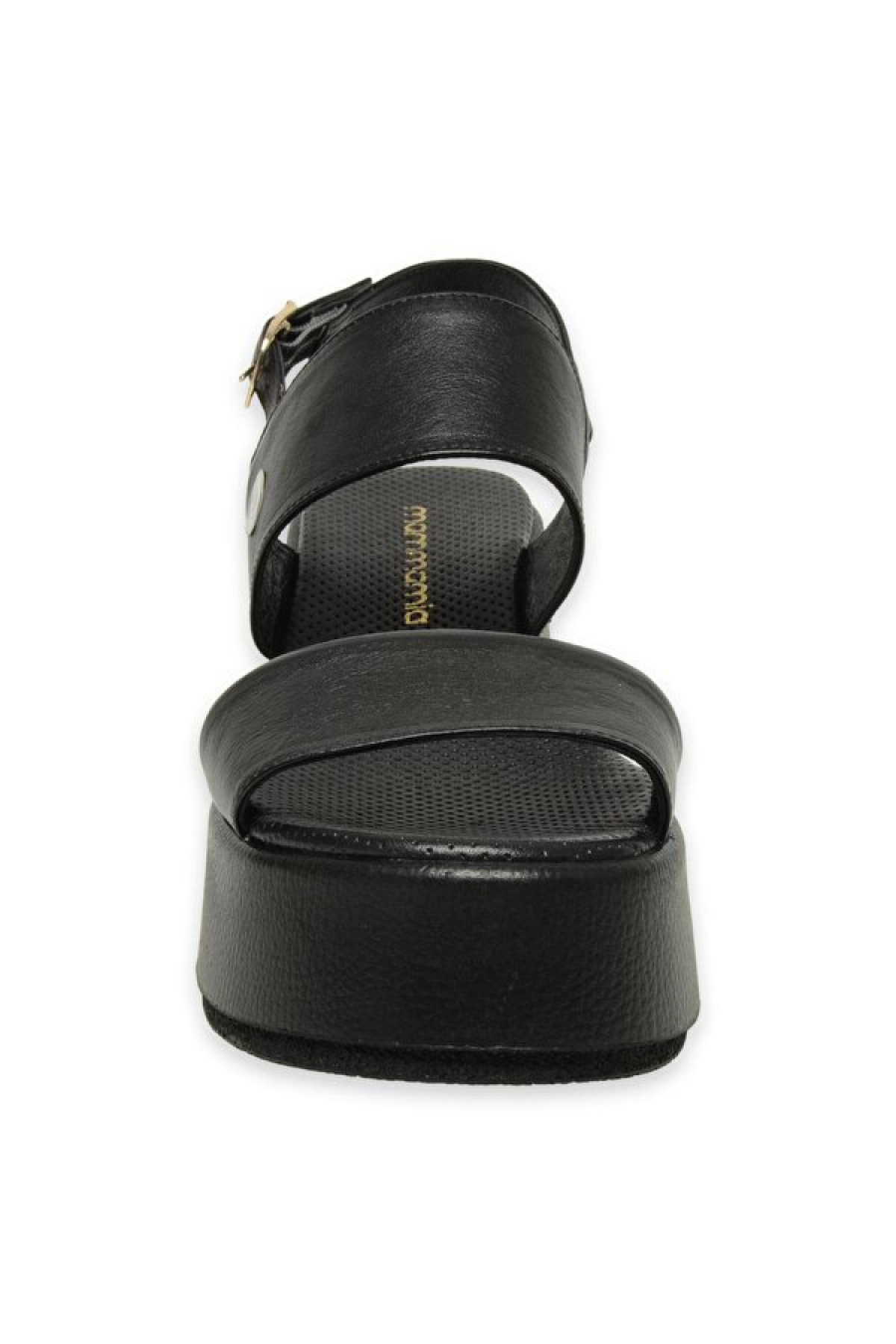 D25Ys-2945 Kadın Deri Sandalet - Görsel 4