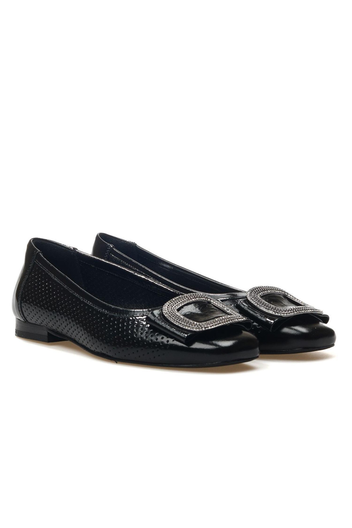 2511103Y Kadın Deri Babet - Görsel 6