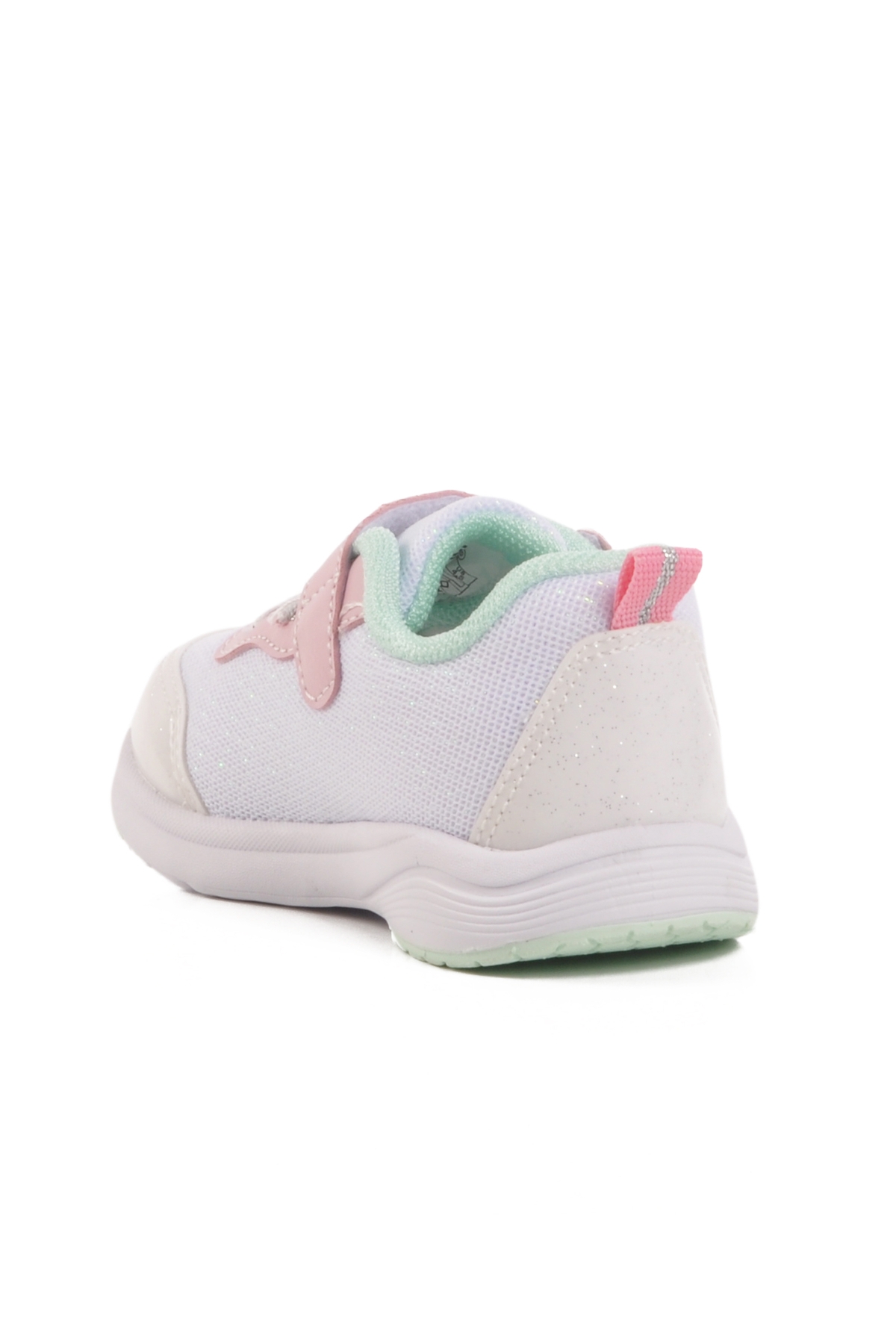 Beyaz Cırtlı Fileli Hafifi Kız Çocuk Spor Ayakkabı - Görsel 5