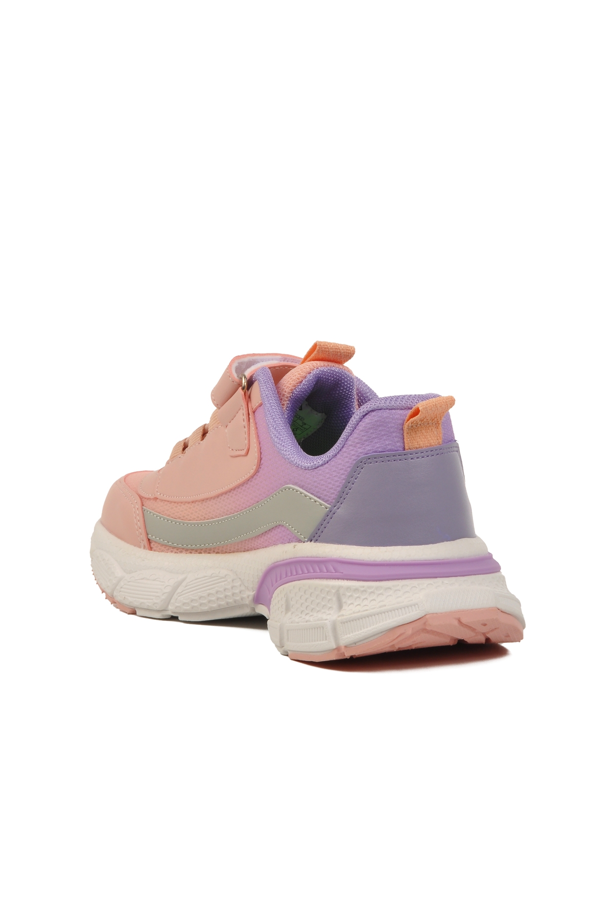 Pudra Cırtlı Fileli Hafif Kız Çocuk Spor Ayakkabı - Görsel 5