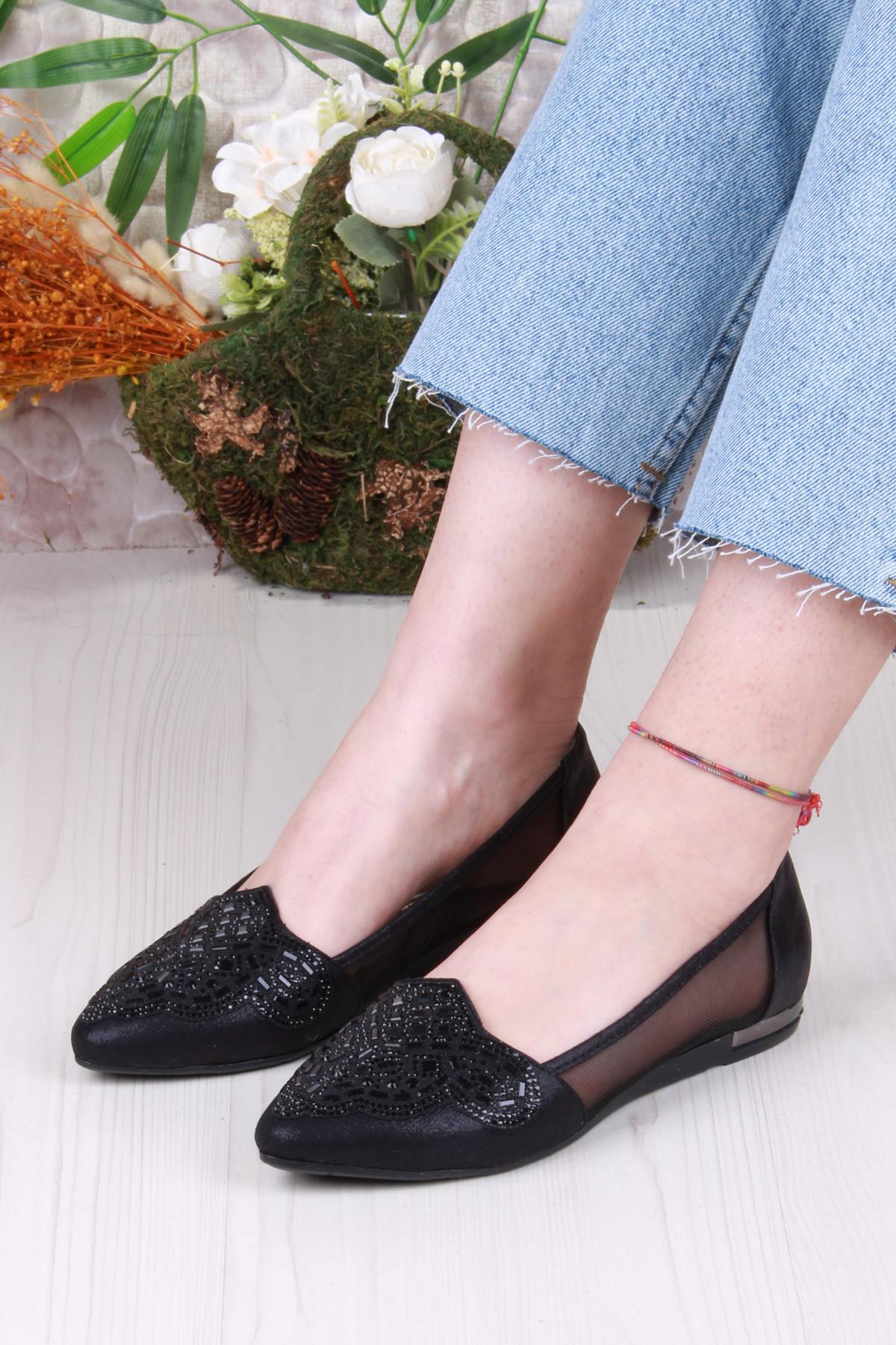 8568 Bocuklu Taşlı Yanları Tül Dügün Babeti Kadın Babet - Görsel 3