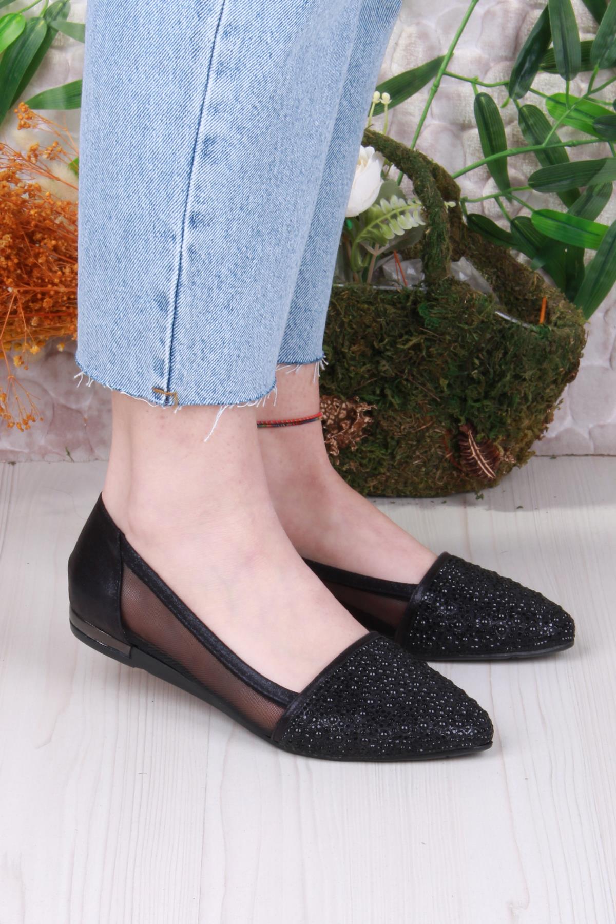 8567 Bocuklu Taşlı Yanları Tül Dügün Babeti Kadın Babet - Görsel 2