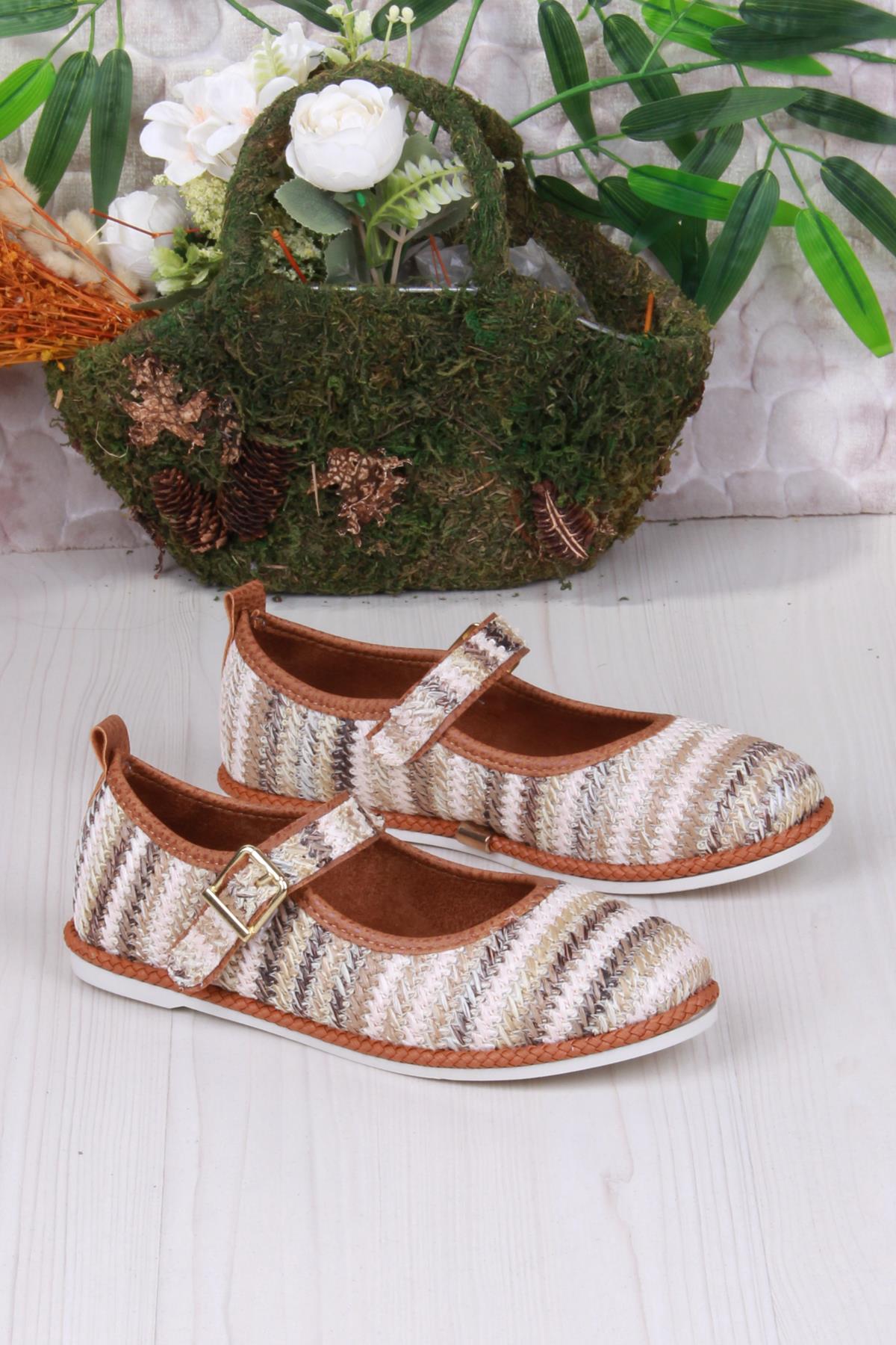 4050 Baletli Yumuşak Esnek Şık Rahat Kadın Babet Ayakkabı - Görsel 4