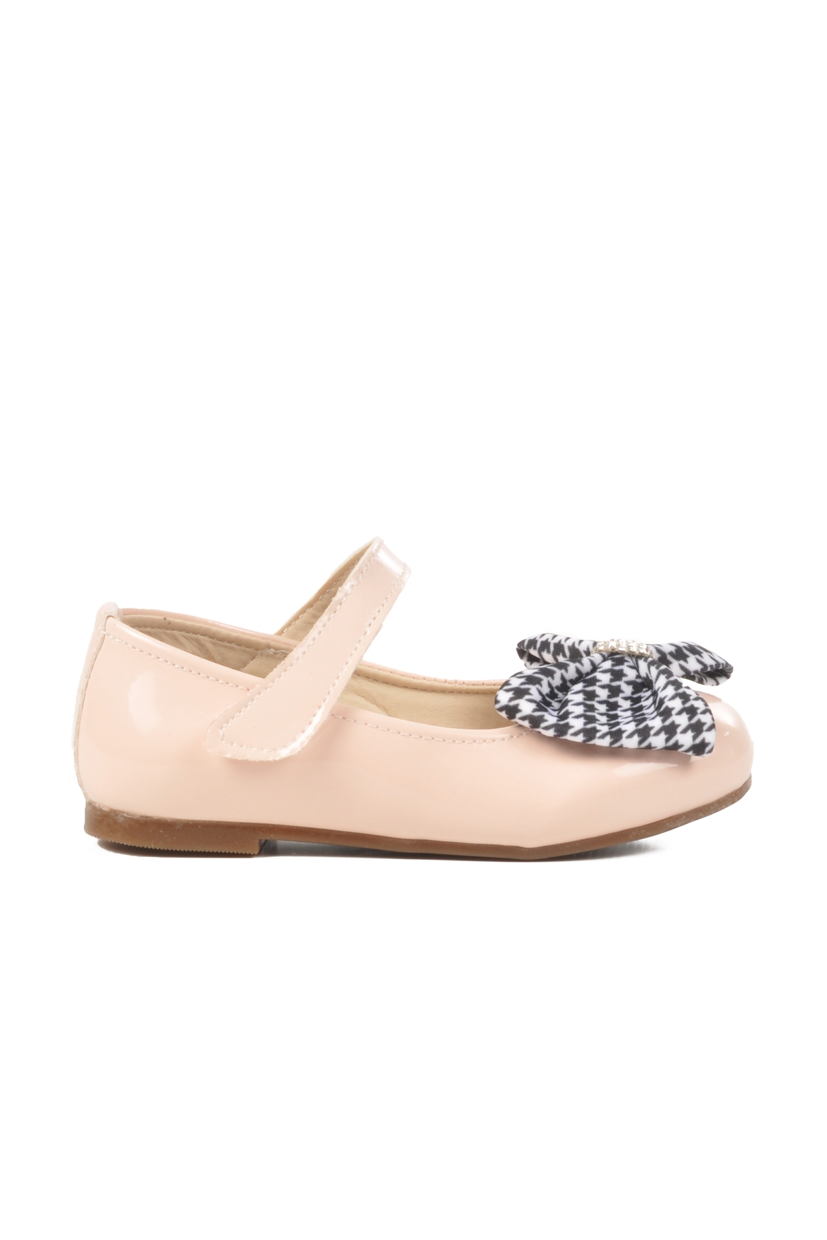 Pudra Rugan Kurdeleli Hafif Kız Çocuk Babet 180 B - Görsel 2