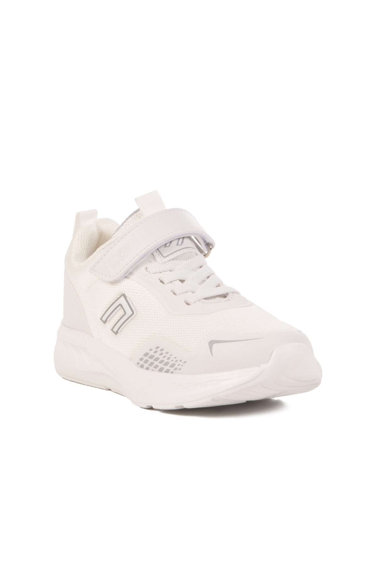 Beyaz Cırtlı Fileli Hafif Erkek Çocuk Spor Ayakkabı Rams F - Görsel 4