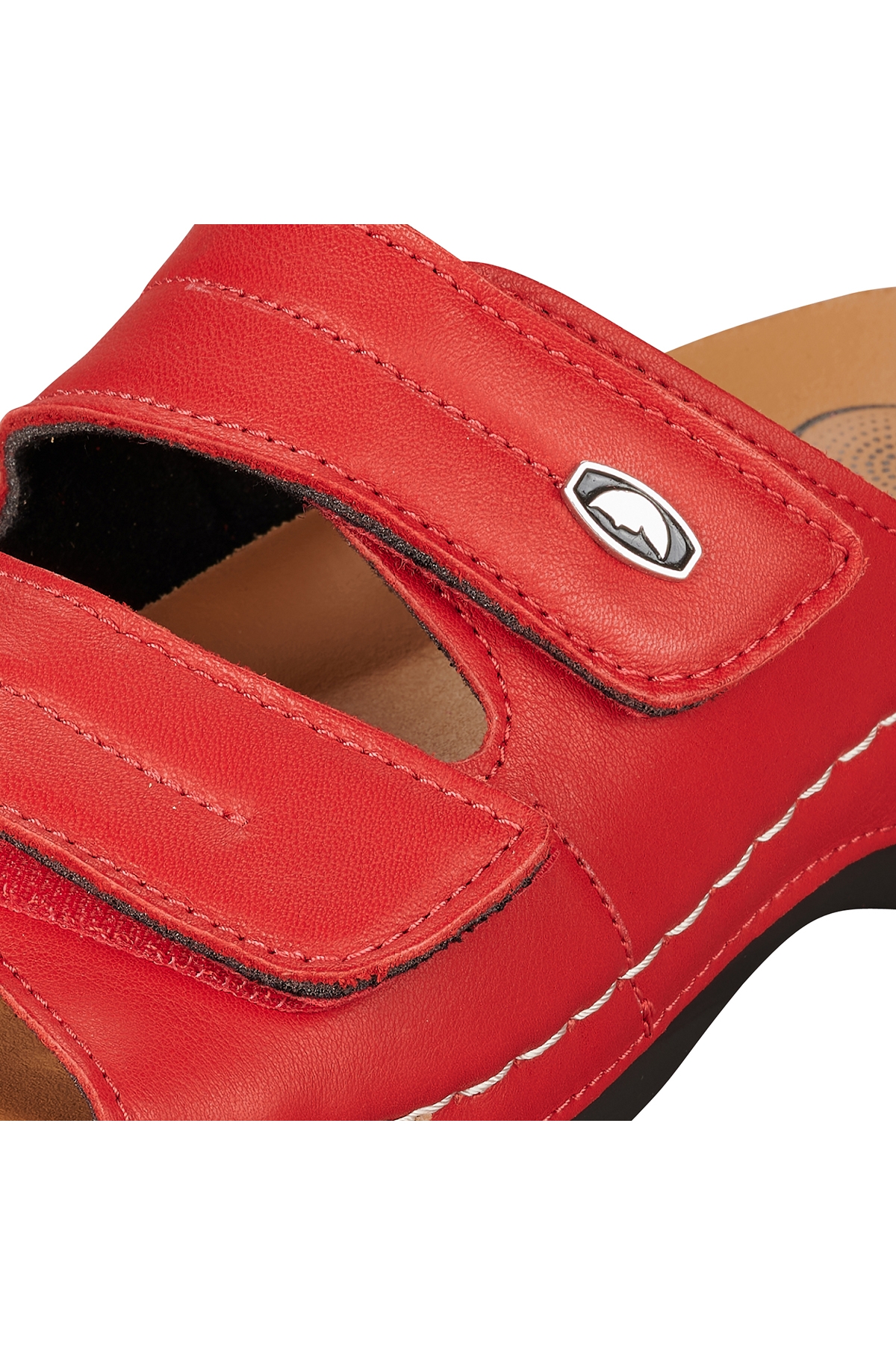 Gezer Kadın Ayarlanabilir Hakik Deri Terlik - Görsel 4