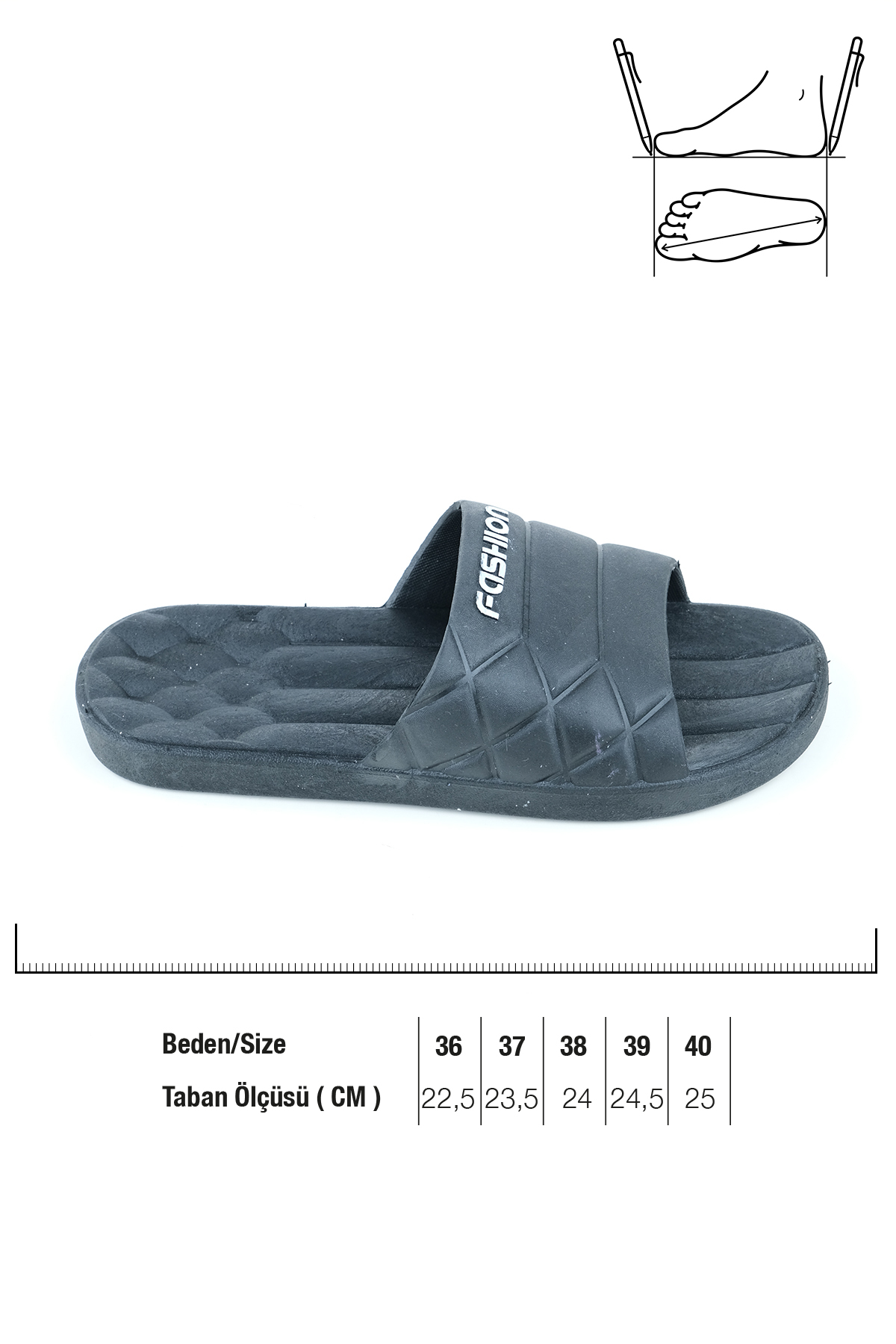 Yazlık Islak Zemine Uygun Kadın Terlik - Görsel 4