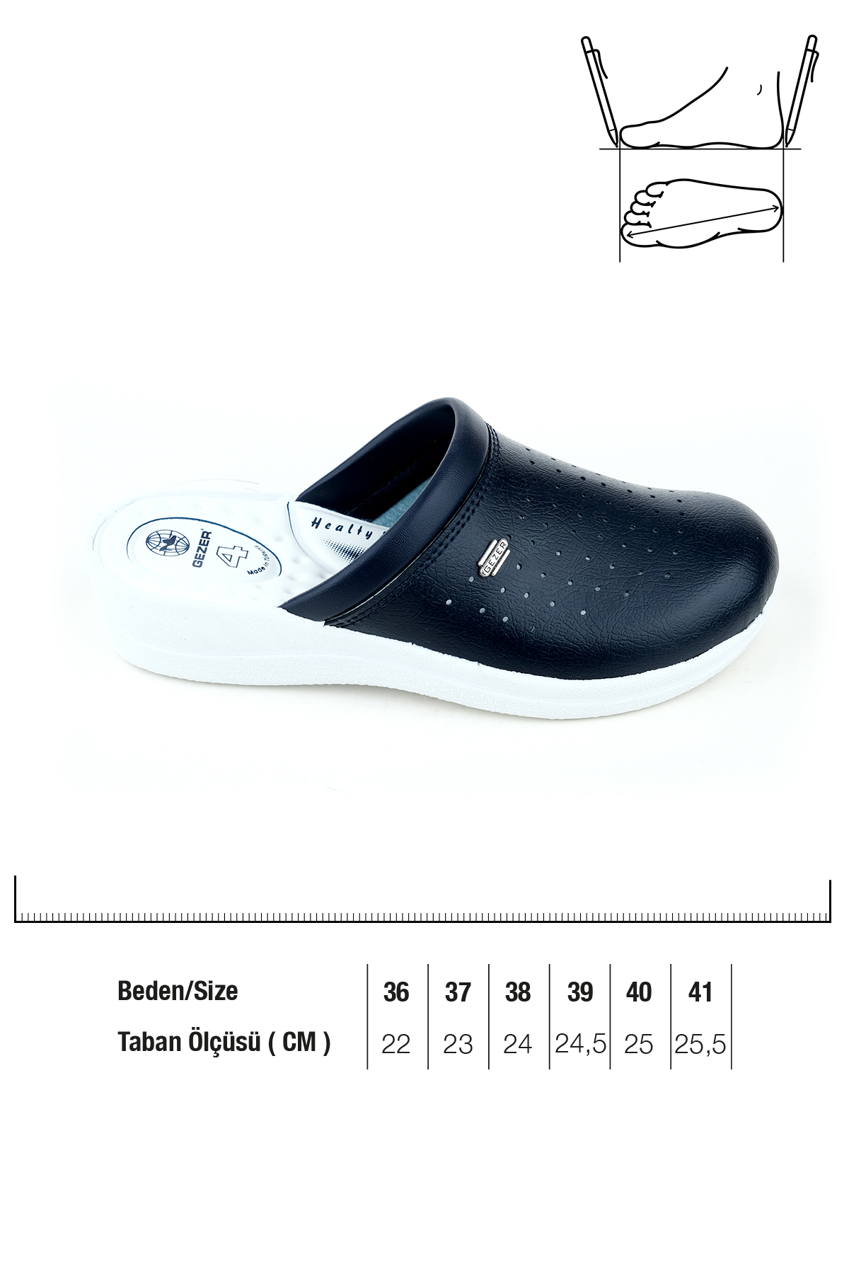 Yazlık Kadın 4 Nokta Yastıklı Sabo Terlik - Görsel 3