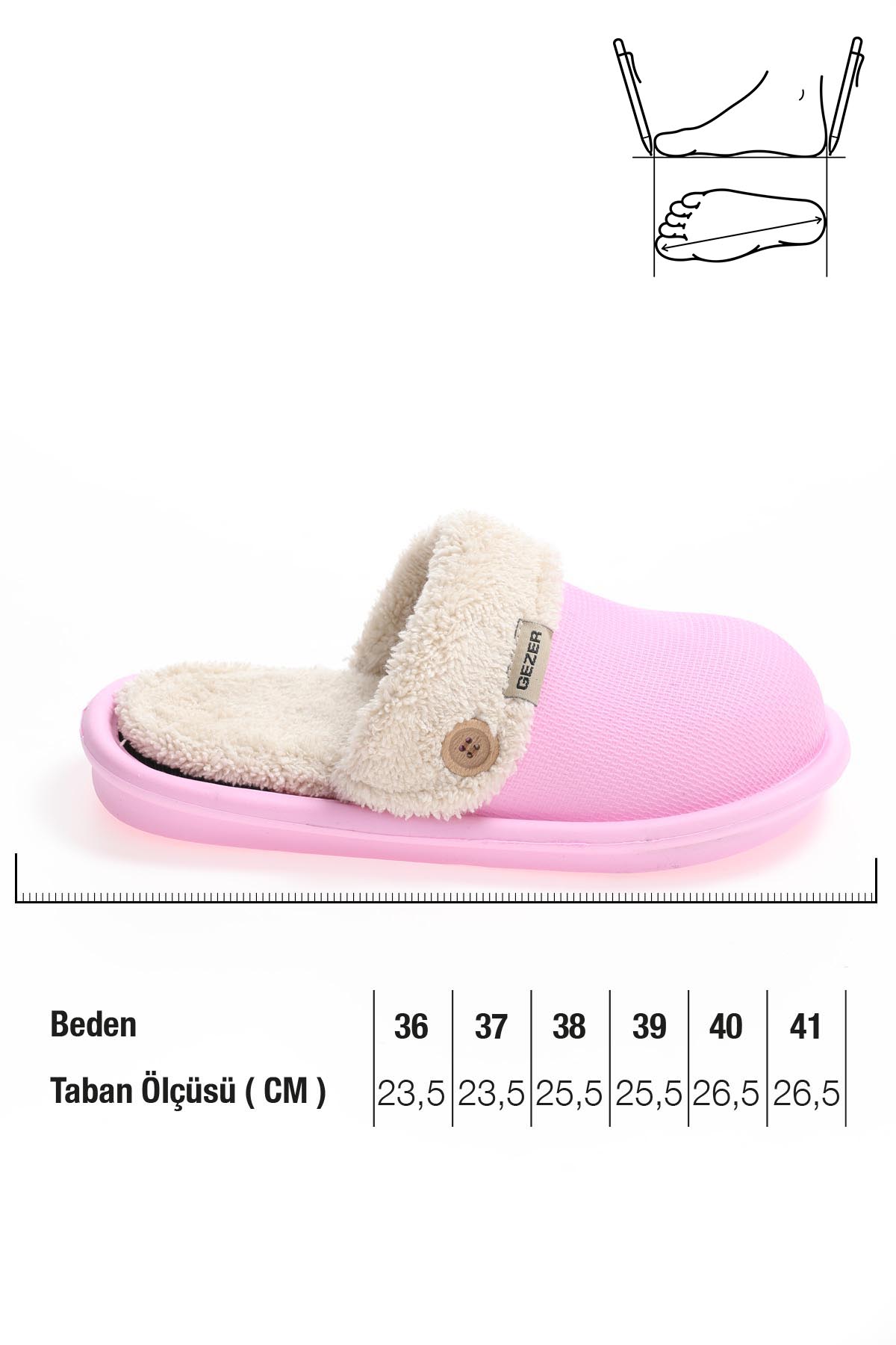 Kışlık Kadın Islak Zemin Terlik - Görsel 3