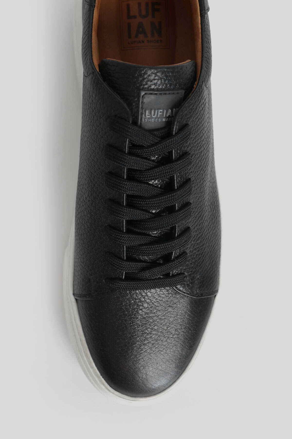 111230187 Tommy Casual Deri Erkek Sneaker Ayakkabı - Görsel 7