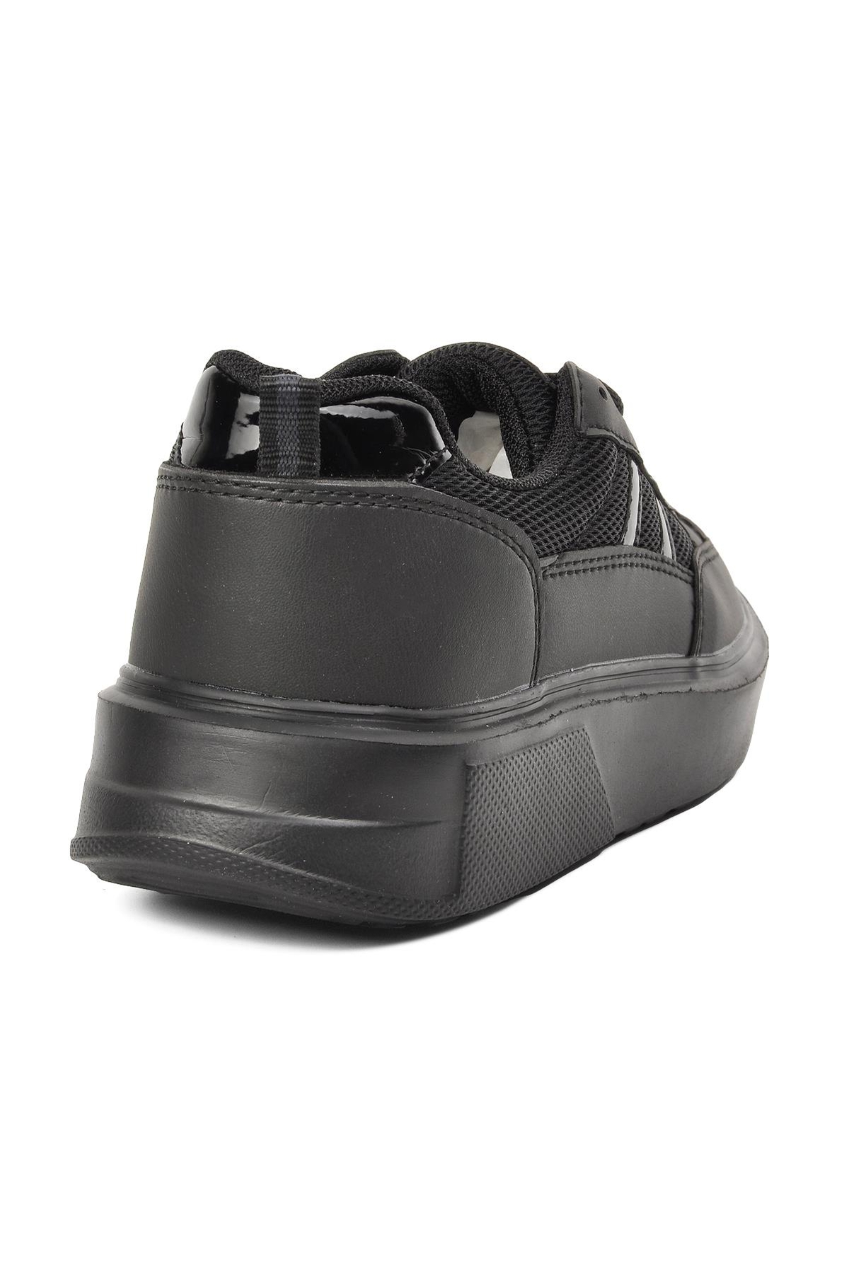 Siyah Kadın Spor Ayakkabı Sneaker - Görsel 5