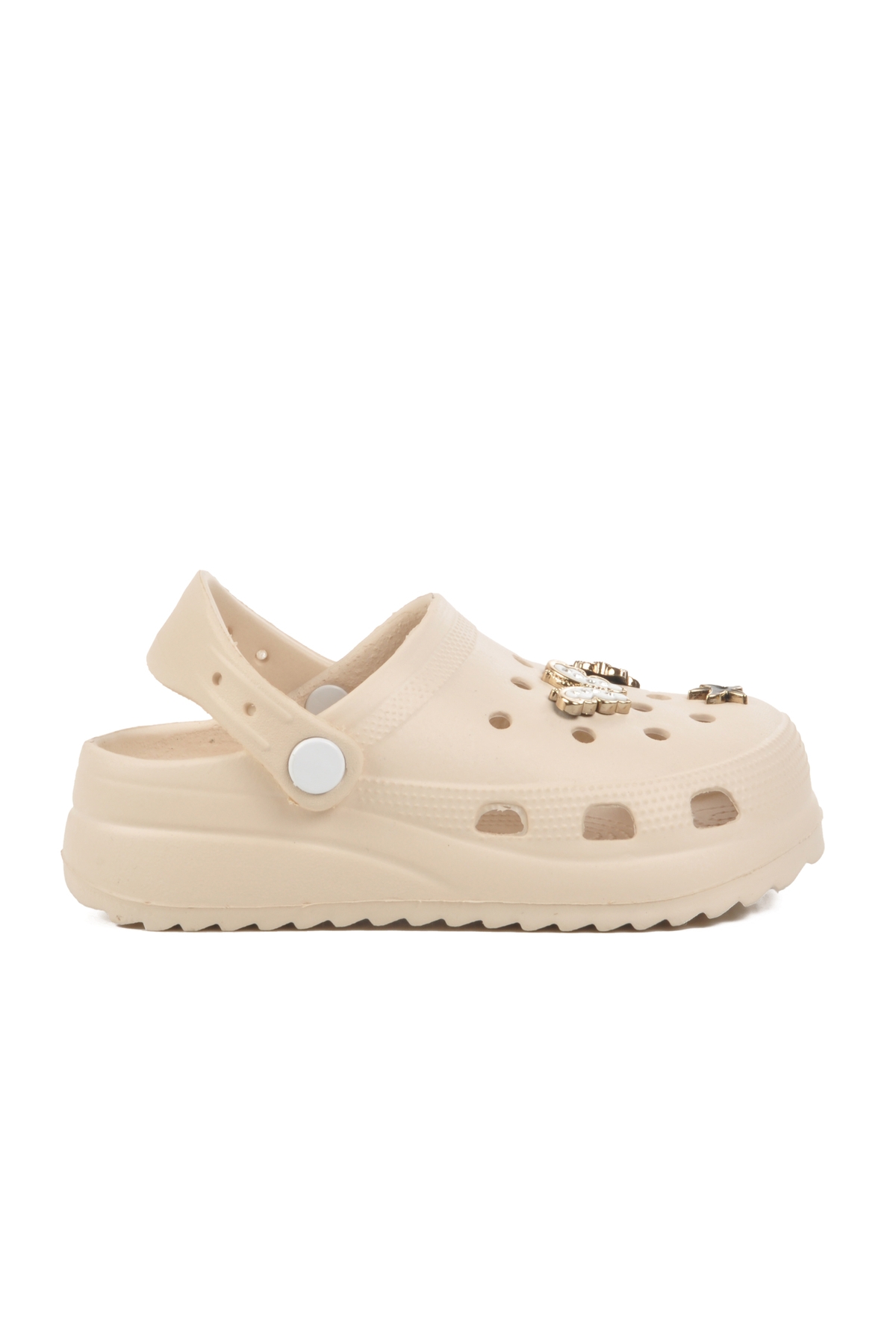 Aspor Ekru Hafif Kız Çocuk Sabo Terlik - Görsel 2