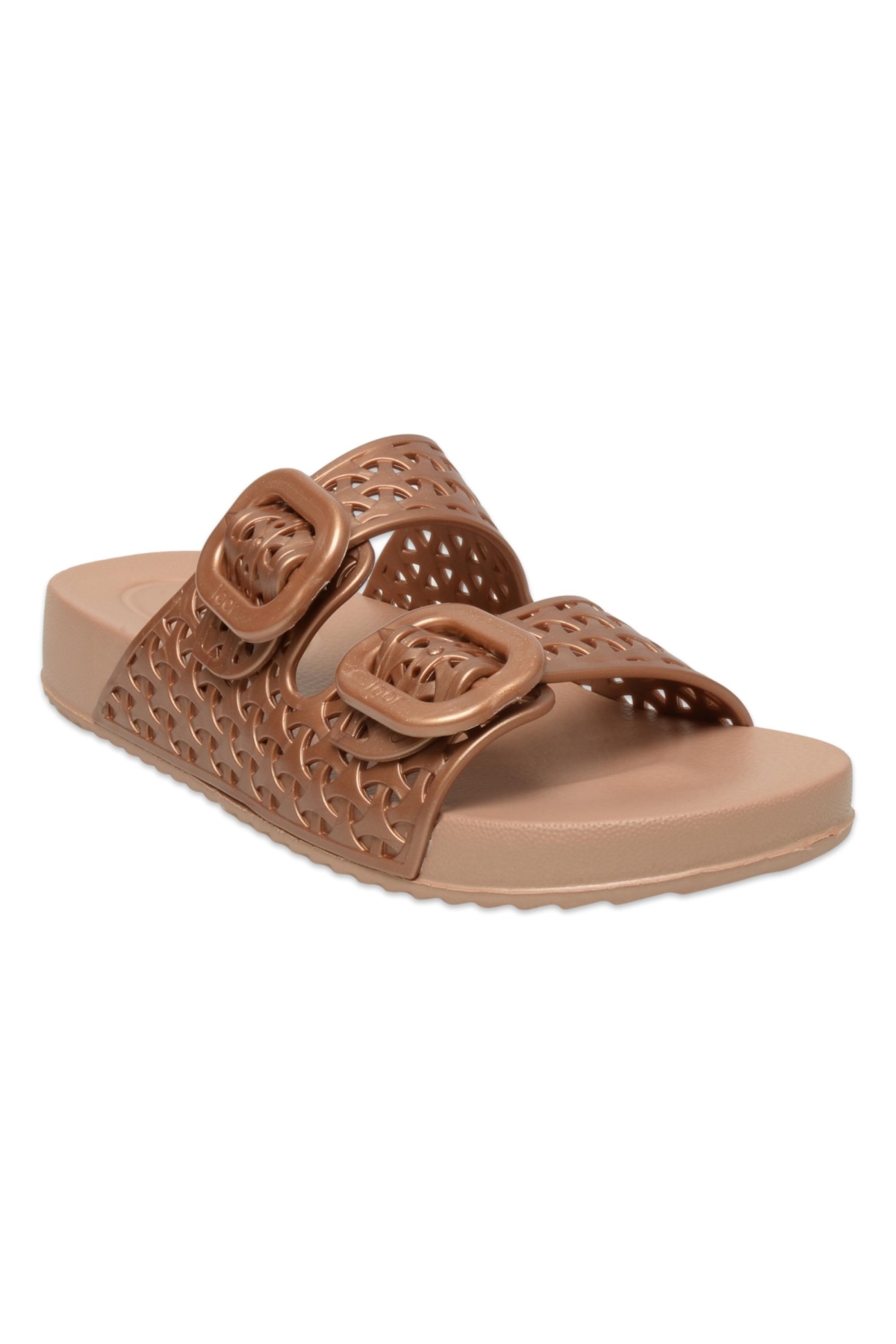 Bb339 Habana Fresh Metalic Bronz Kadın Terlik - Görsel 2