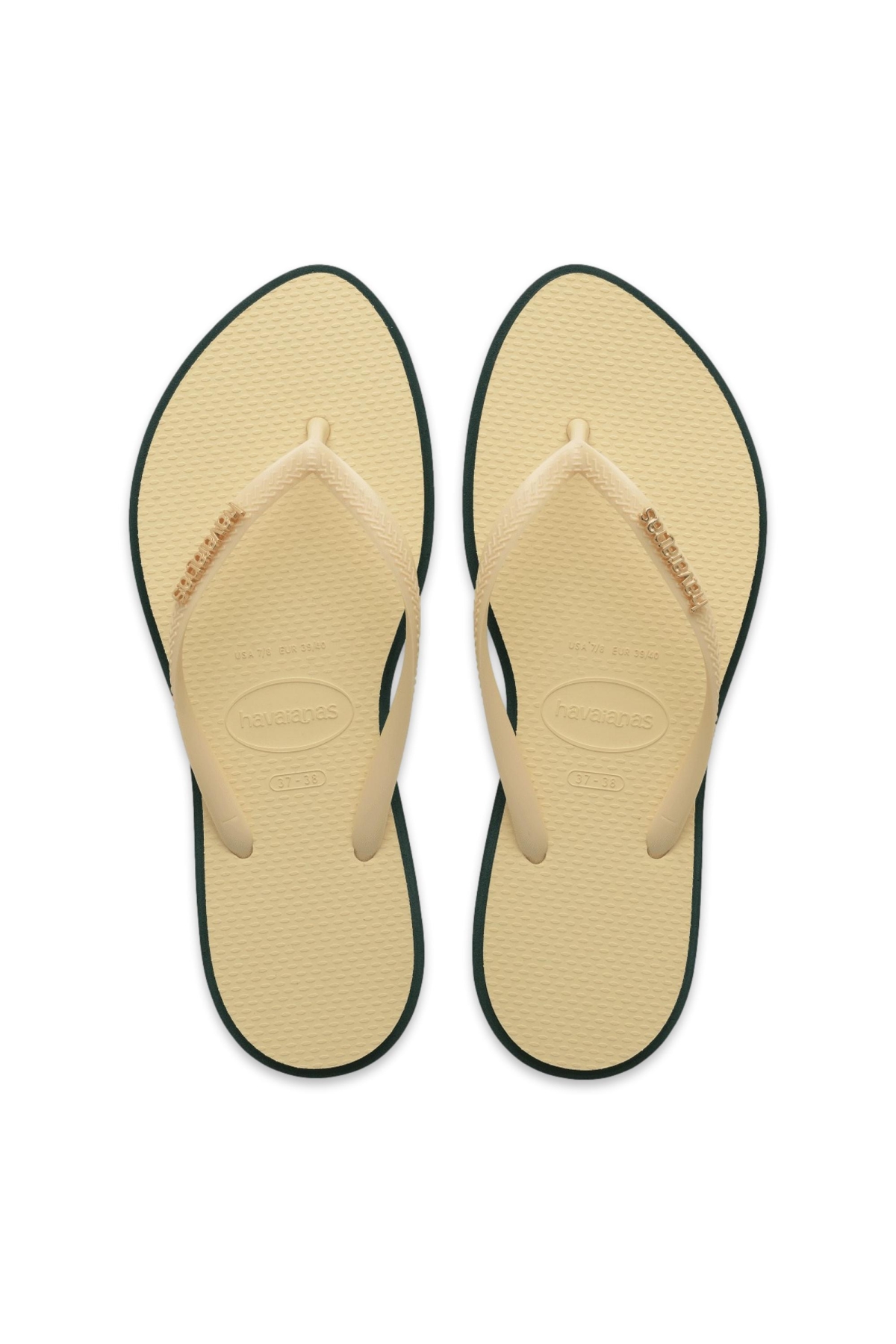 4149584 Sslim Point Parmak Arası Bej Kadın Terlik - Görsel 3