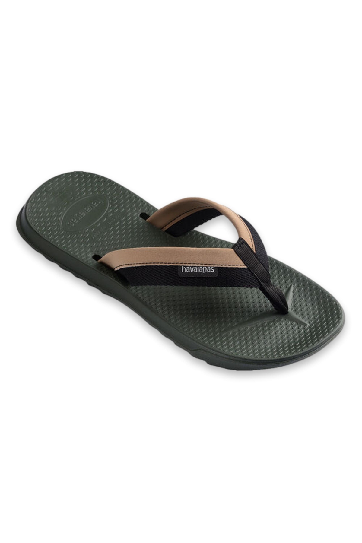 4149926 Track Plus Parmak Arası Haki Unisex Terlik - Görsel 4