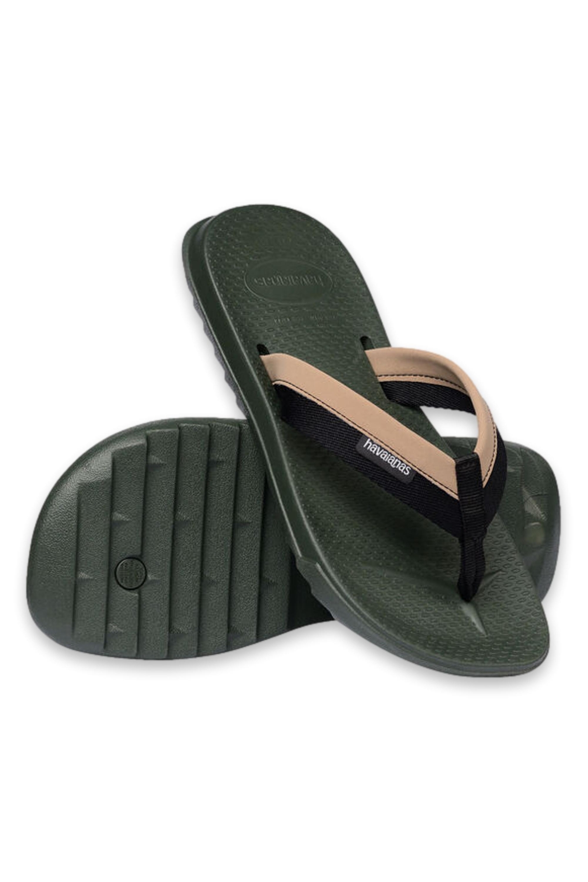 4149926 Track Plus Parmak Arası Haki Unisex Terlik - Görsel 6