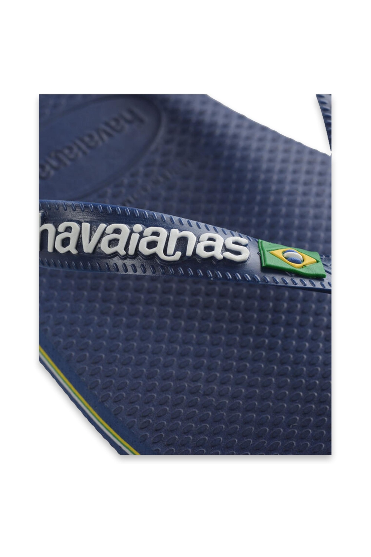 4110850 Brasil Logo Parmak Arası Lacivert Unisex Terlik - Görsel 6