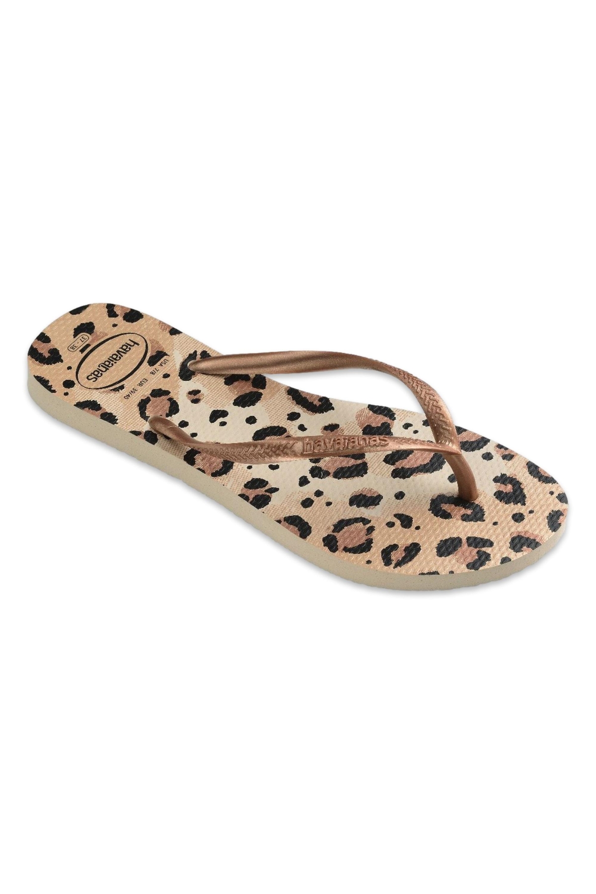 4103352 Slim Animals Parmak Arası Bej Kadın Terlik - Görsel 4