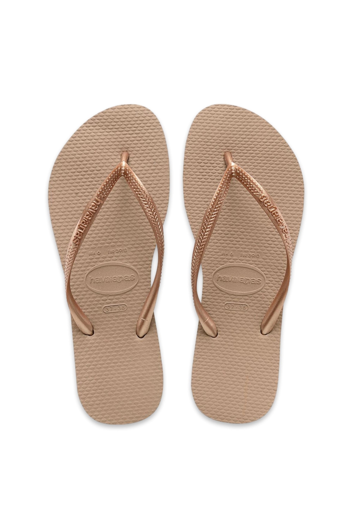 4000030 Havslim Fc Parmak Arası Bronz Kadın Terlik - Görsel 3