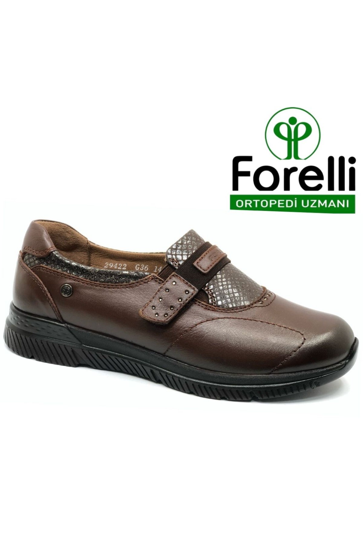 Tulıp Hakiki Deri Ortopedik Comfort Kadın Casual Ayakkabı - Görsel 3