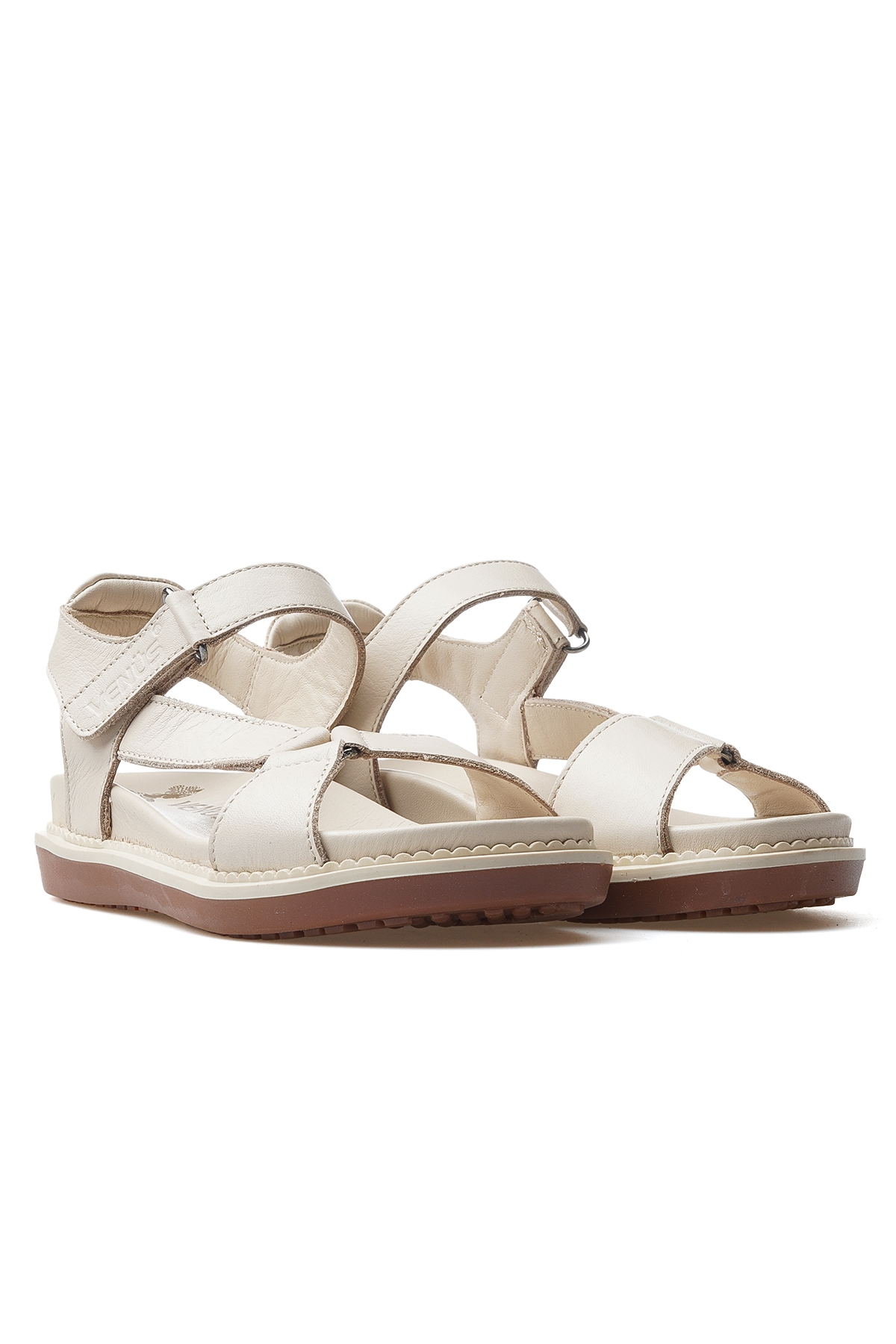 Venüs Siyah Venüs Hakiki Deri Kadın Günlük Sandalet 25y 202064y Z