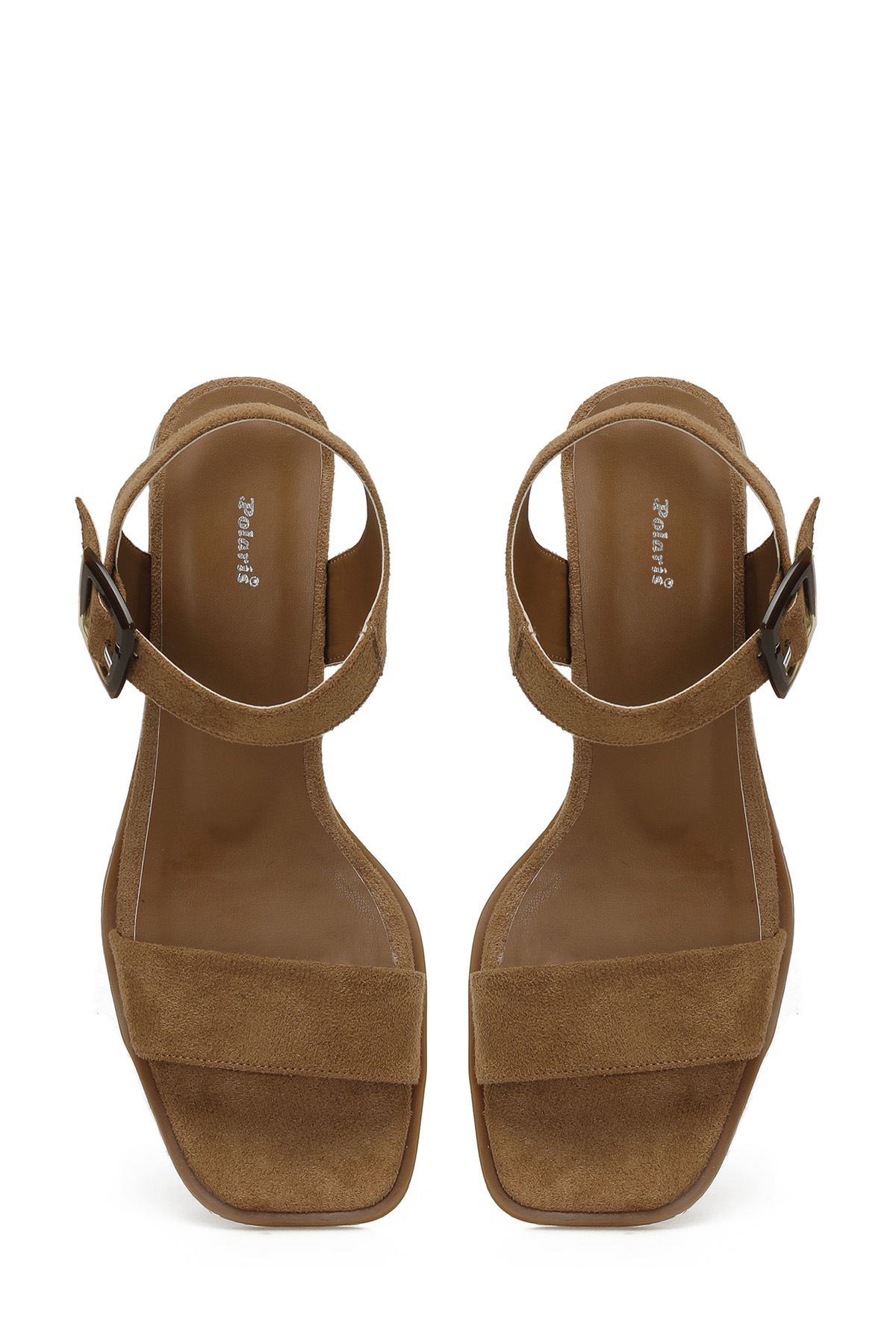 Polaris 325085S.Z 5FX Taba Kadın Topuklu Sandalet - Görsel 5