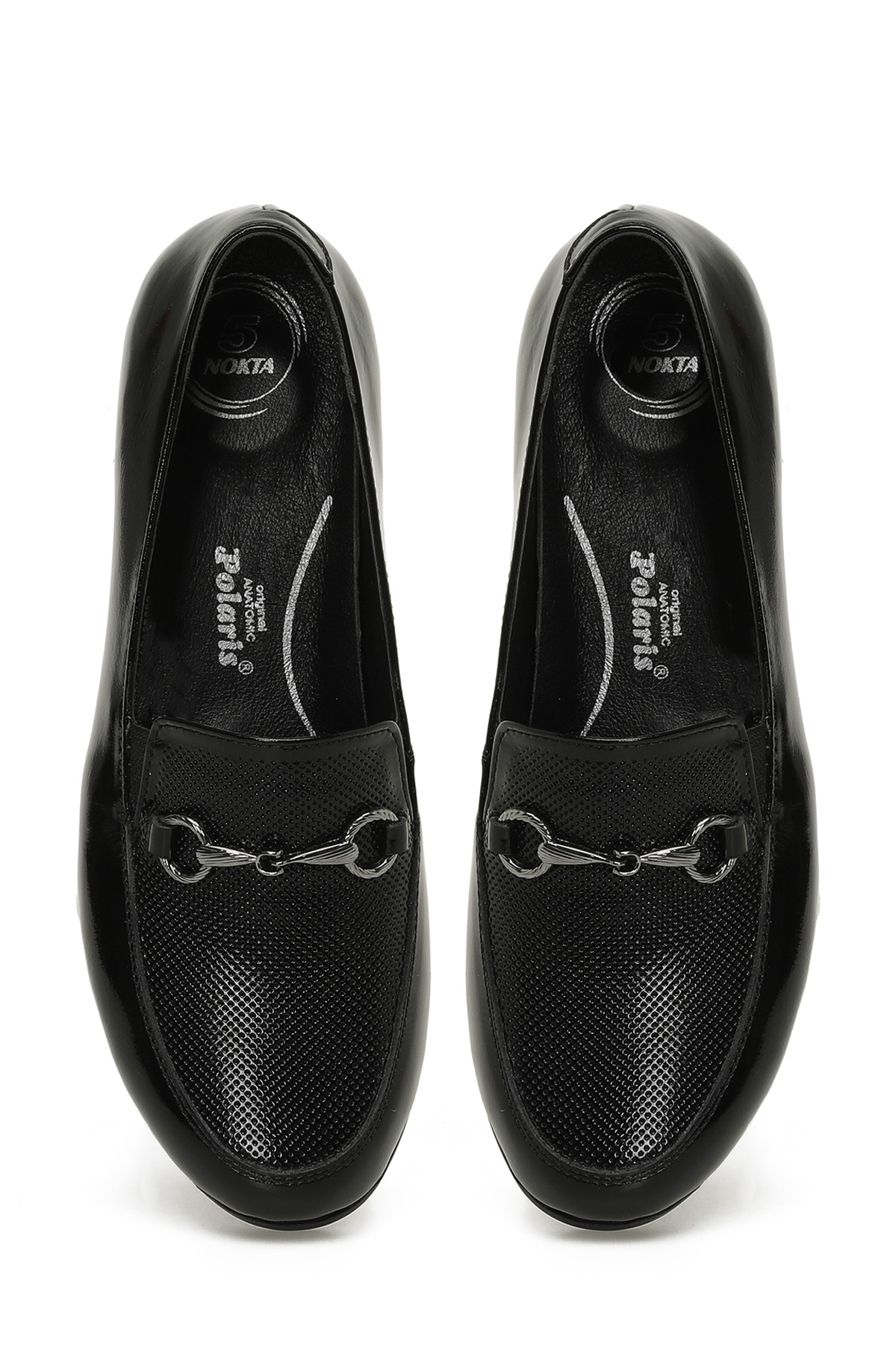 105620.RZ5PR Siyah Kadın Topuklu Ayakkabı - Görsel 5