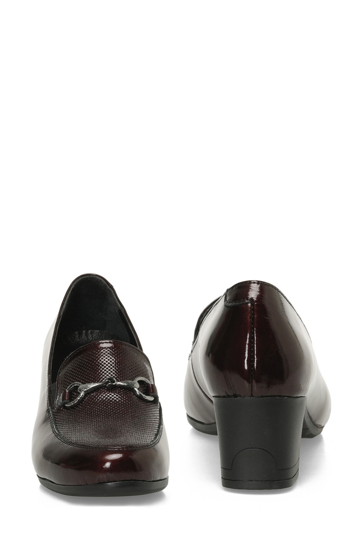 105620.RZ5PR Bordo Kadın Topuklu Ayakkabı - Görsel 6