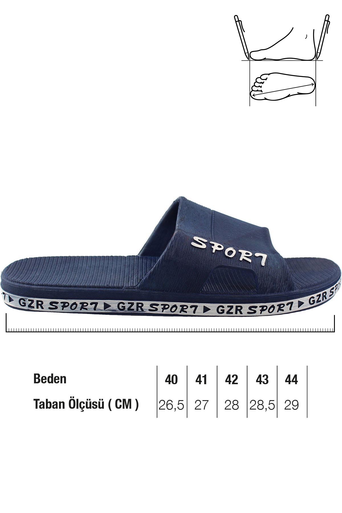 Yazlık Kaydırmaz Taban Erkek Terlik - Görsel 3