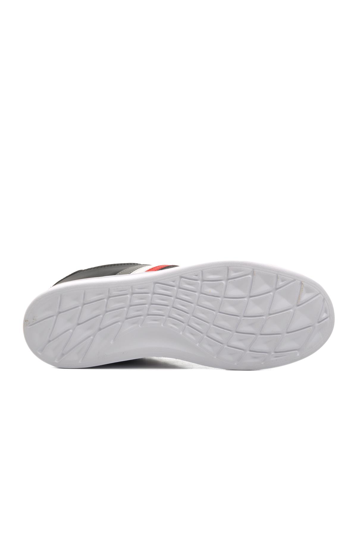 231304 Siyah-Beyaz Erkek Spor Ayakkabı - Görsel 6